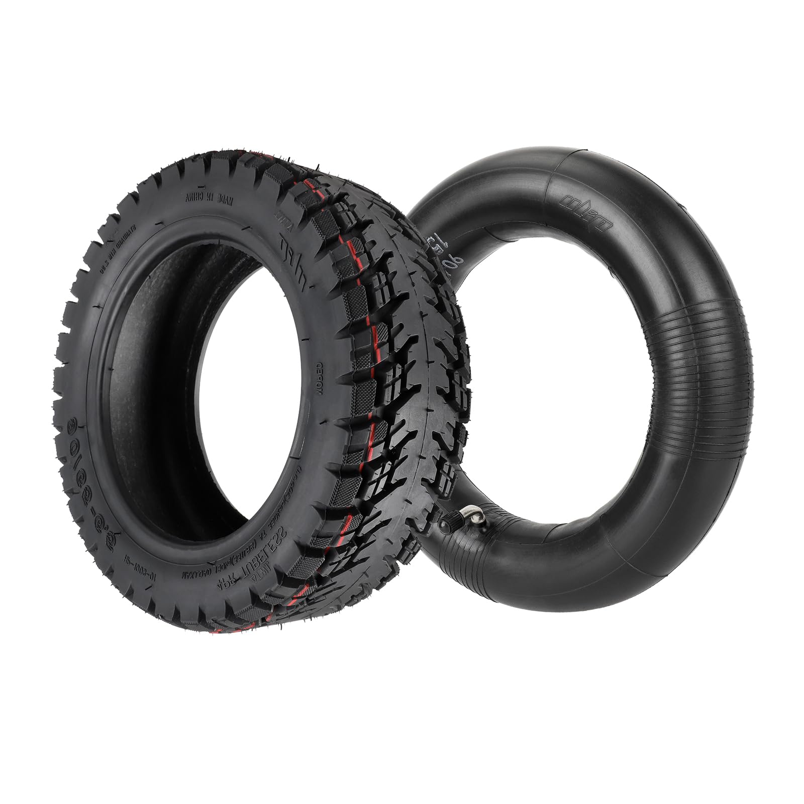 Pneu tout-terrain 90/65-6.5 + Chambre à air renforcée 90/65-6.5 pour trottinettes électriques Dualtron Ultra/Zero11X