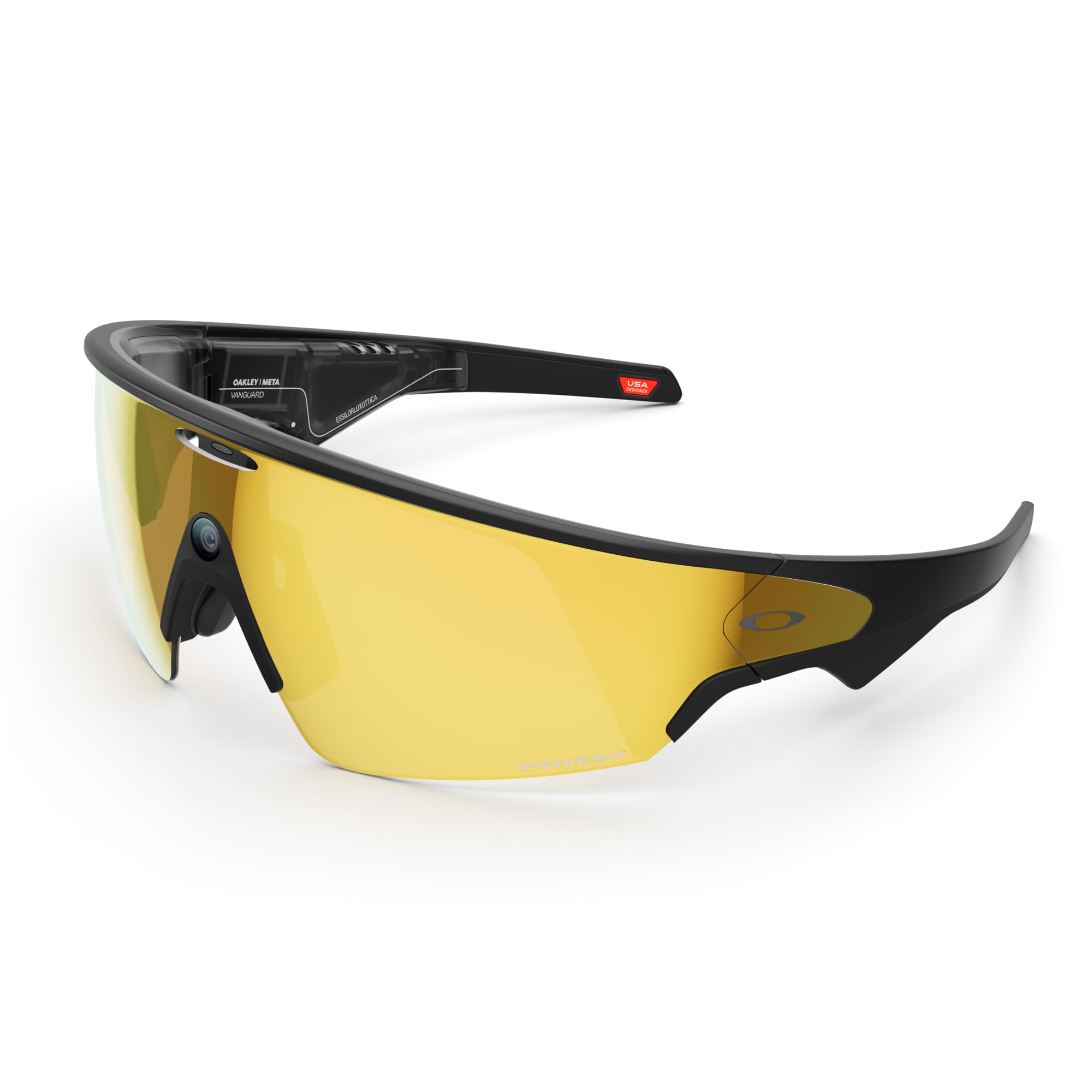Oakley Meta Vanguard with Meta AI Audio Photo Video Compatibility - Black Prizm 24K