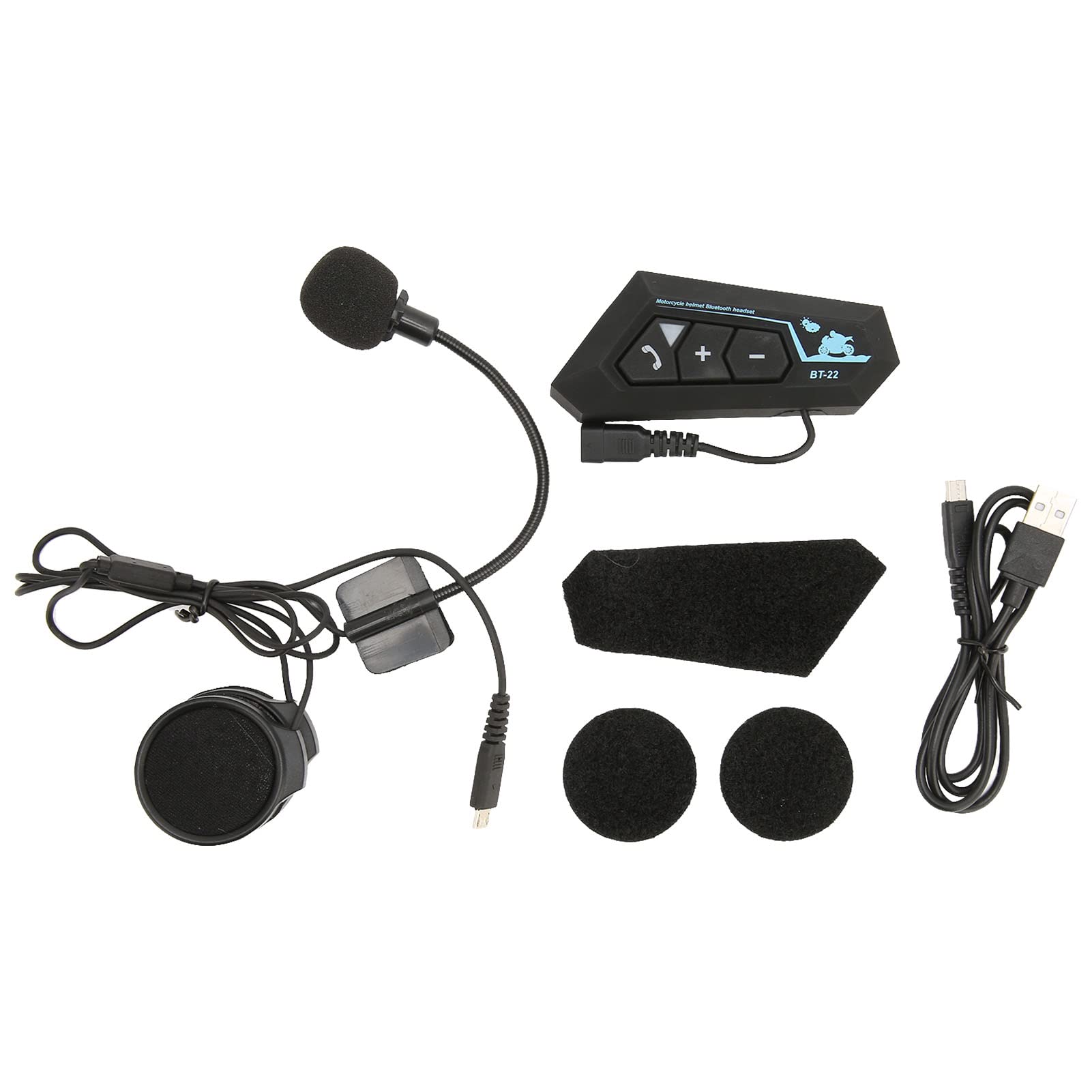 Gonetre Auricolare Bluetooth per Casco da Moto, Riduzione del Rumore