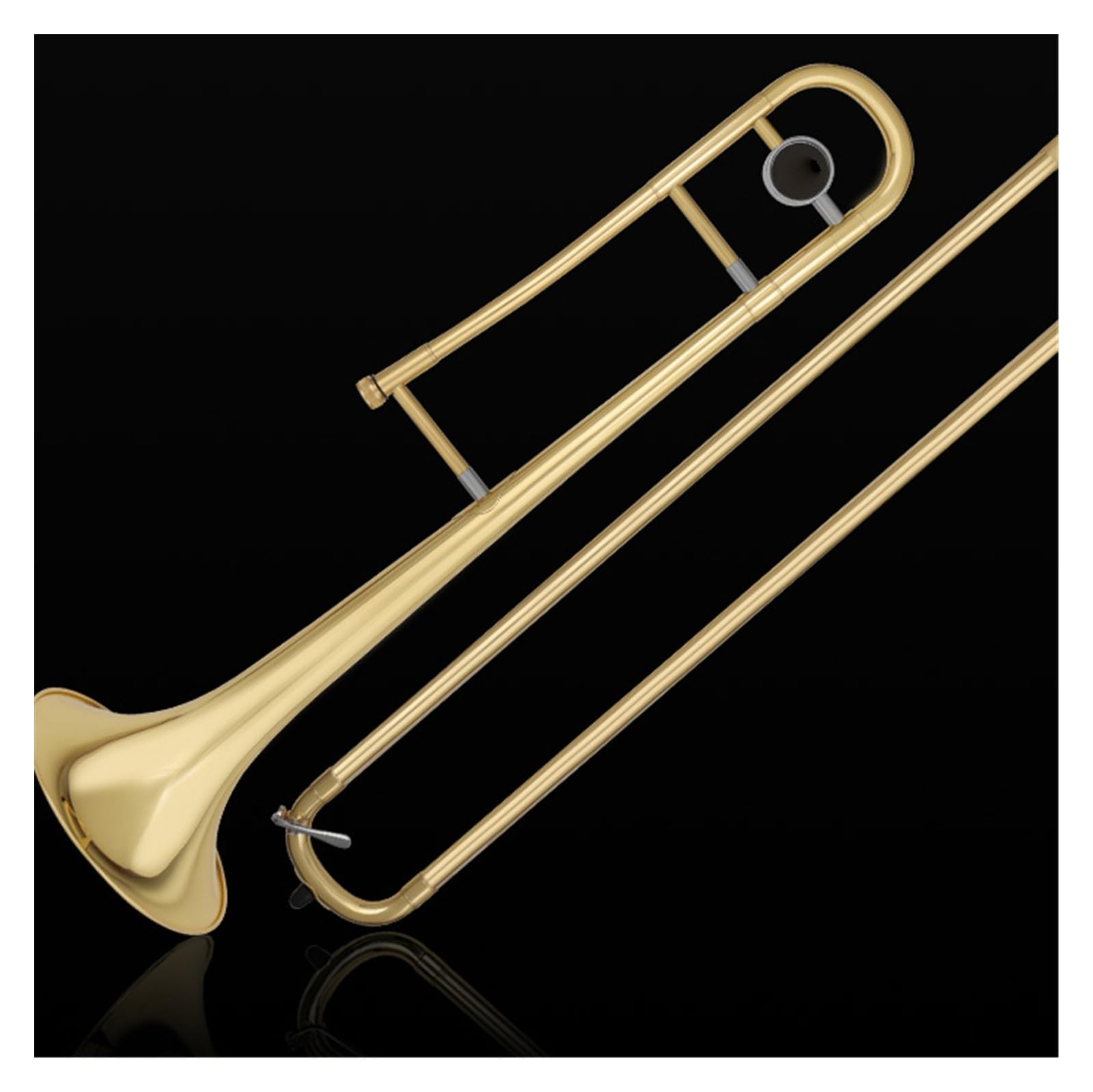 Puzon Profesjonalny puzon tenorowy B flat instrument dęty blaszany