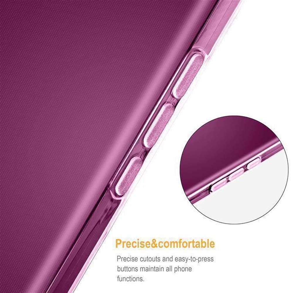 Cadorabo Cover Sottile In Silicone TPU Per HTC One E9: Blu Trasparente, Morbida E Antiurto, Bordo Rialzato, Custodia Sottile 1,2 Mm - 2