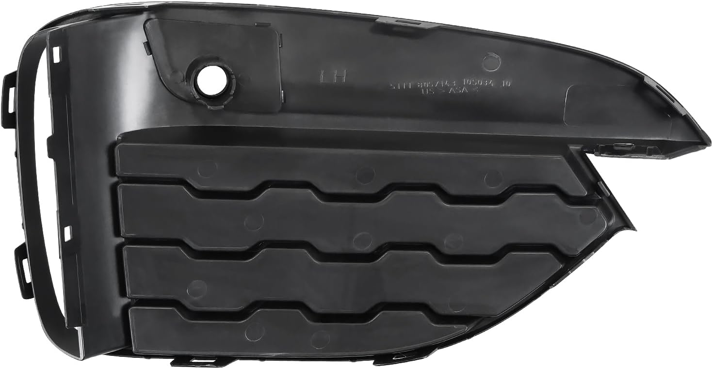 Front Bumper Fog Light Grille Left Driver Side Compatible with BMW X6 sDrive35i xDrive35i xDrive50i 2015 2016 2017 2018 2019 Replaces 51118069333 51118057143