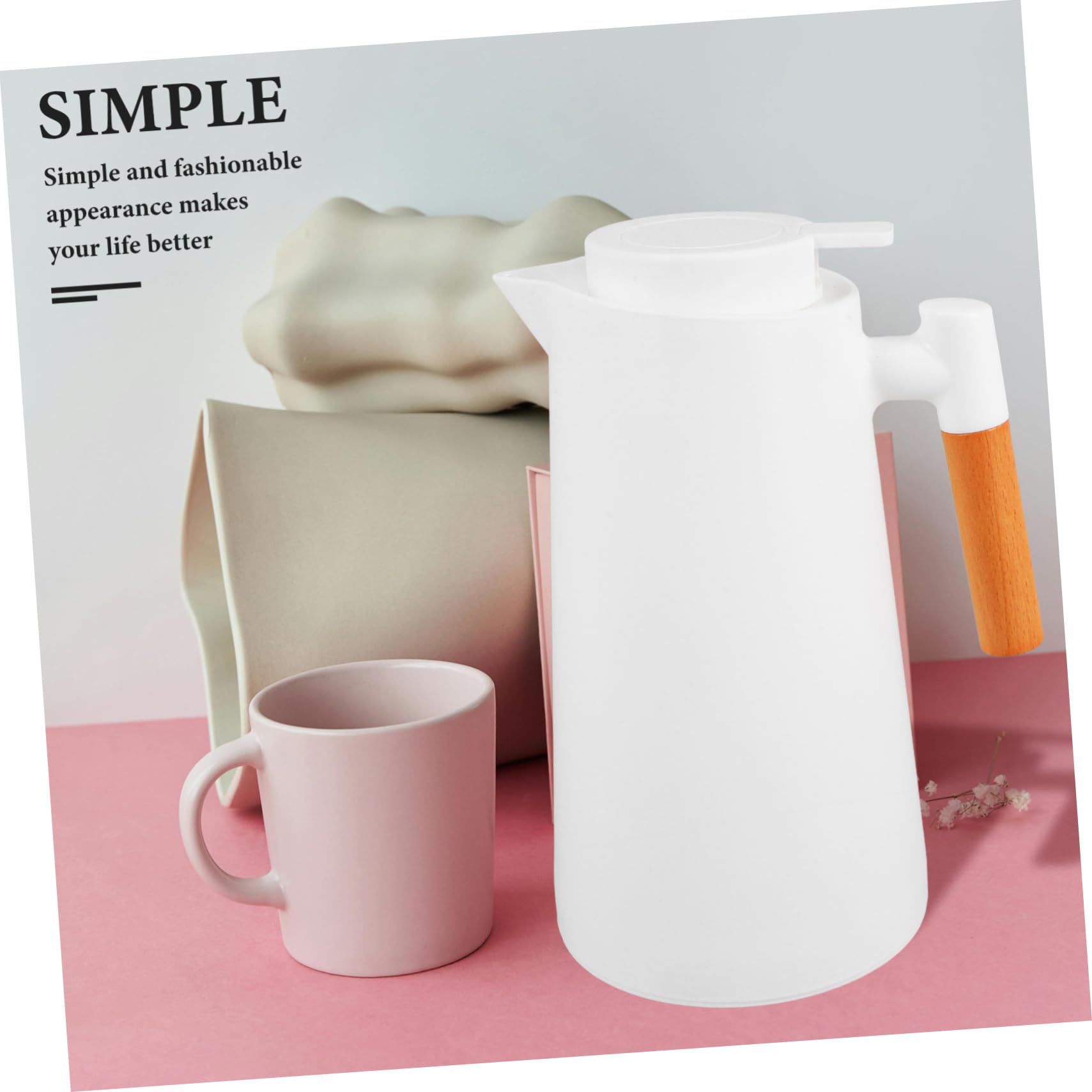 Alipis Termo para Café Caliente y Bebidas Frías con Tapa Aislante al Vacío para Camping y Hogar de Inoxidable