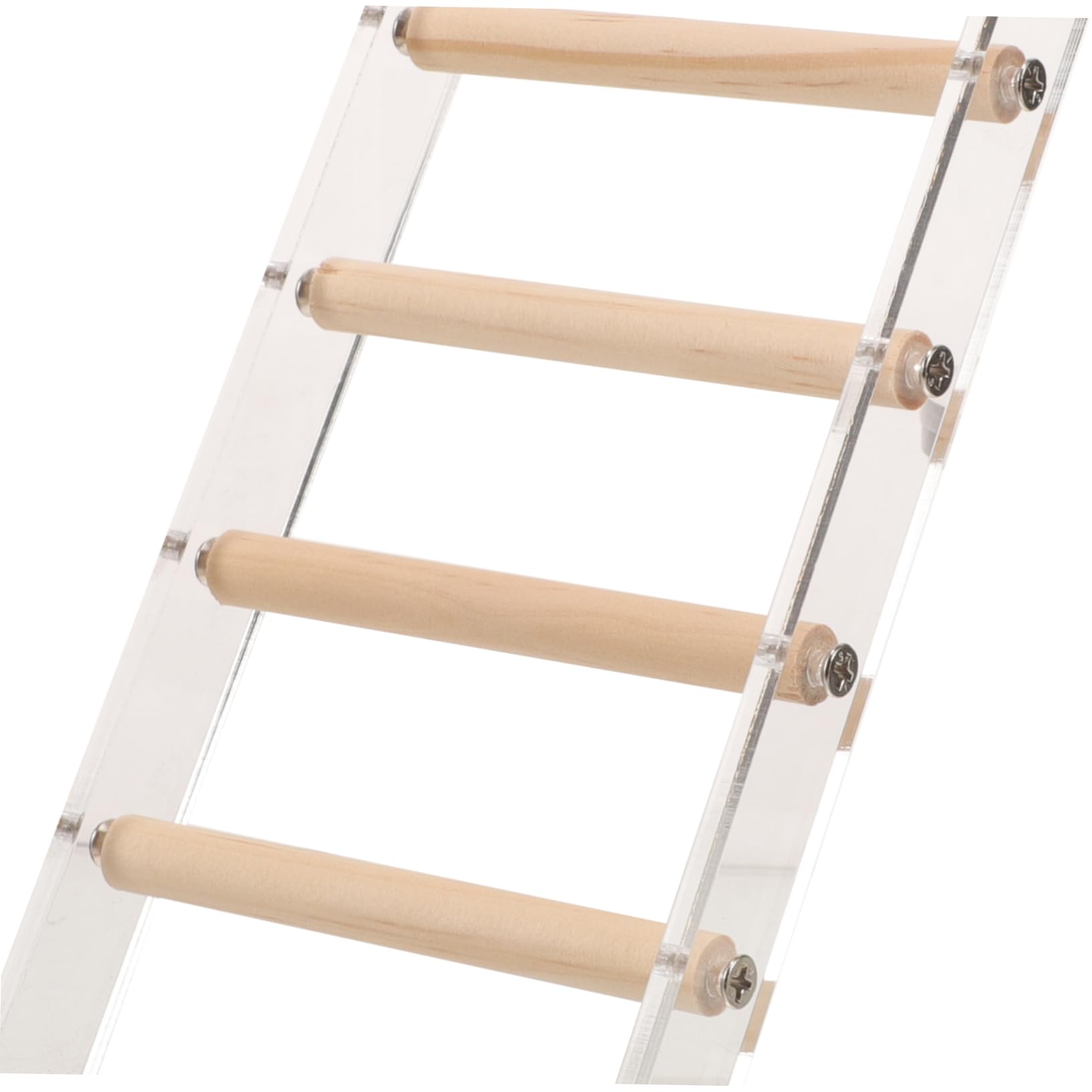 Scala Per Arrampicata Per Pappagalli Legno Gioco Interattivo Per Uccelli Domestici Accessorio Per Voliera Adatta Parrocchetti e Piccole Specie Di Uccelli