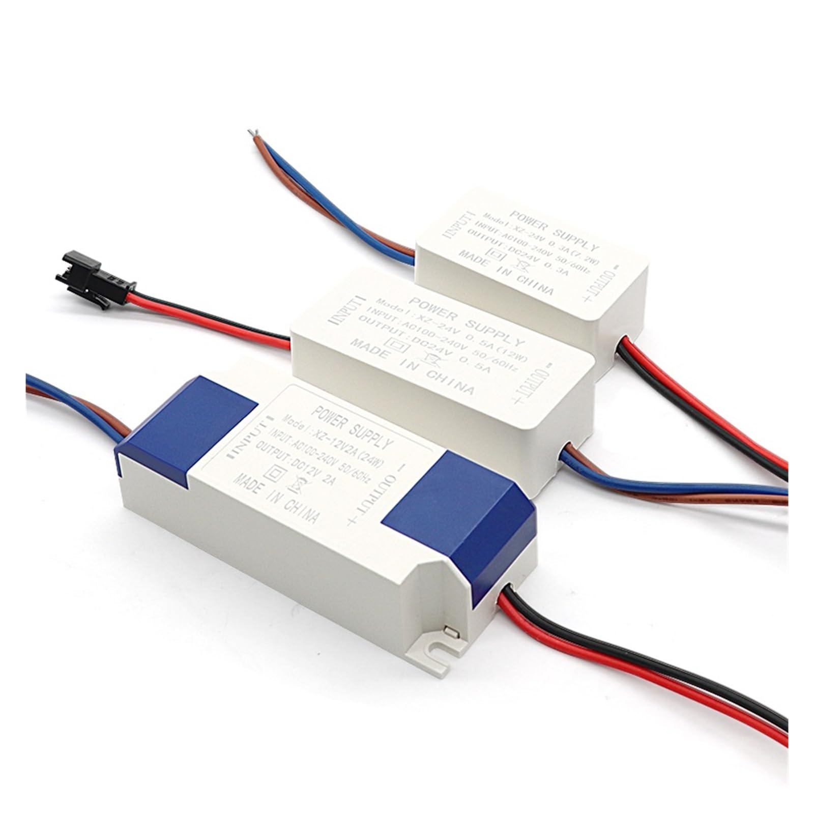 Izolowany zasilacz sterownika LED 5 W 12 W 24 W 5 V 9 V 12 V 24 V regulowany prąd stały 0,5 A 1 A transformator oświetleniowy (XZ-12V-24W-2A)