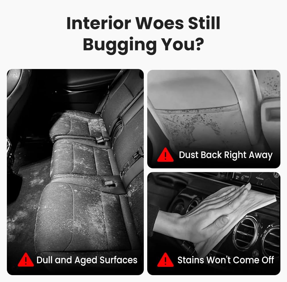Car Interior Detailer & Protectant, Car Interior Cleaner Suitable for Cleaning Rubber, Plastic, and Leather Surfaces Inside Vehicles, Clean and Protect Car, Truck, SUV (1, 100ML) - Image 3