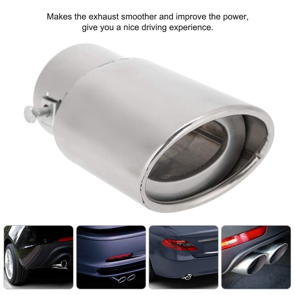 Echappement Voiture Silencieux Tracteur Acier Inoxydable - Diamètre 100 Mm, Raccord 50 Mm Silencieux Inox