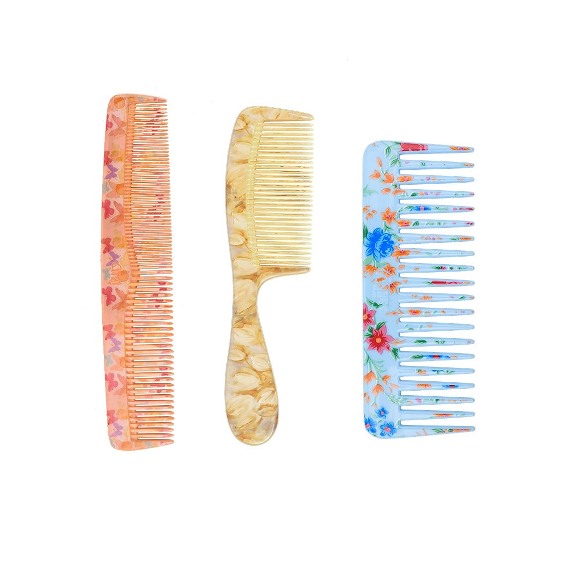 LILY Dressing and Shampoo Hair Combs Combo for Women (Multicolour) - Pack of 3-image-33