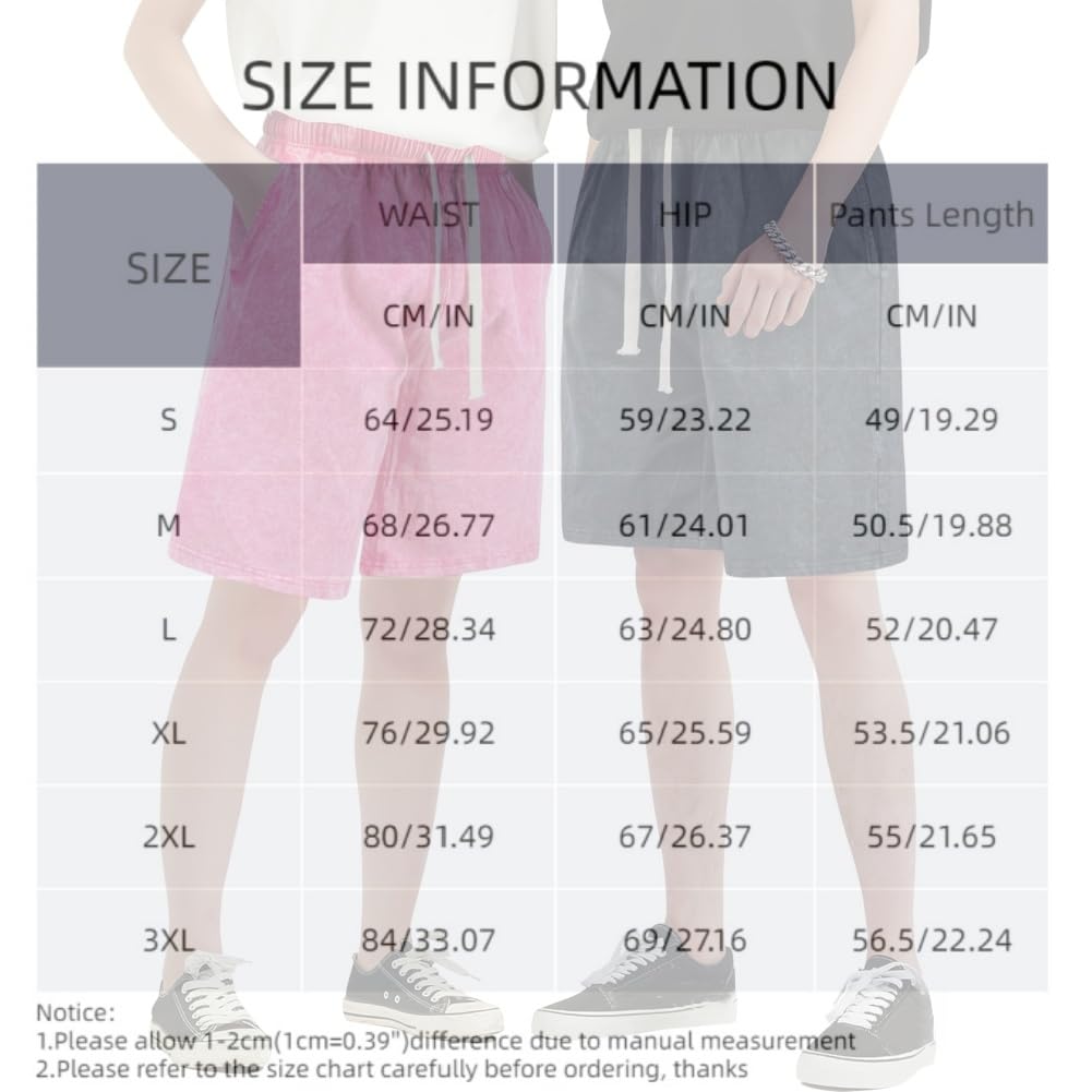 Sportowe szorty w stylu vintage z bawełny dla mężczyzn, ze ściągaczem, na lato, plażę, elastyczna talia, streetwear, baggy spodenki gimnastyczne z kieszeniami
