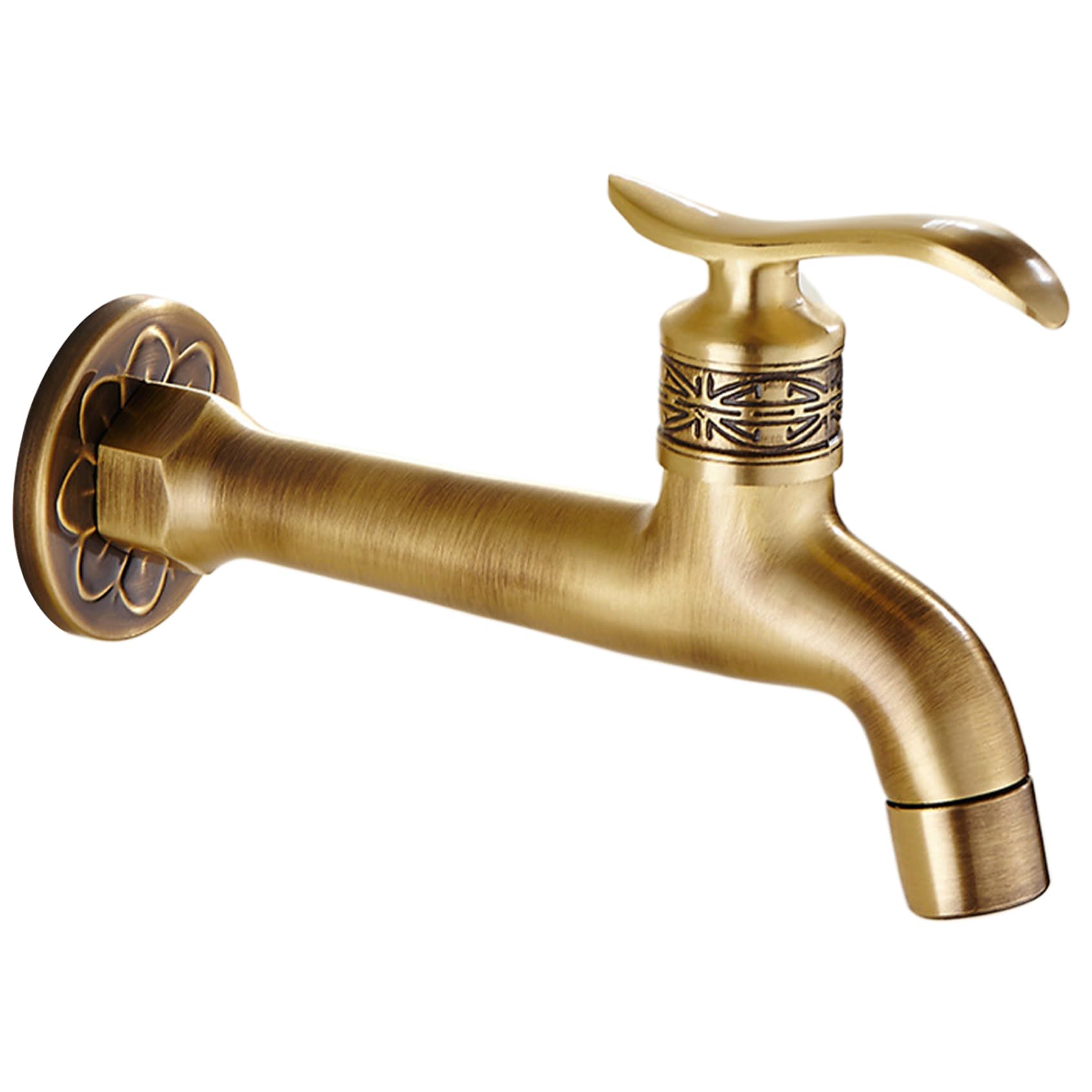 Robinet de machine à laver en laiton arrivée eau froide 1/2 pour balcon et jardin