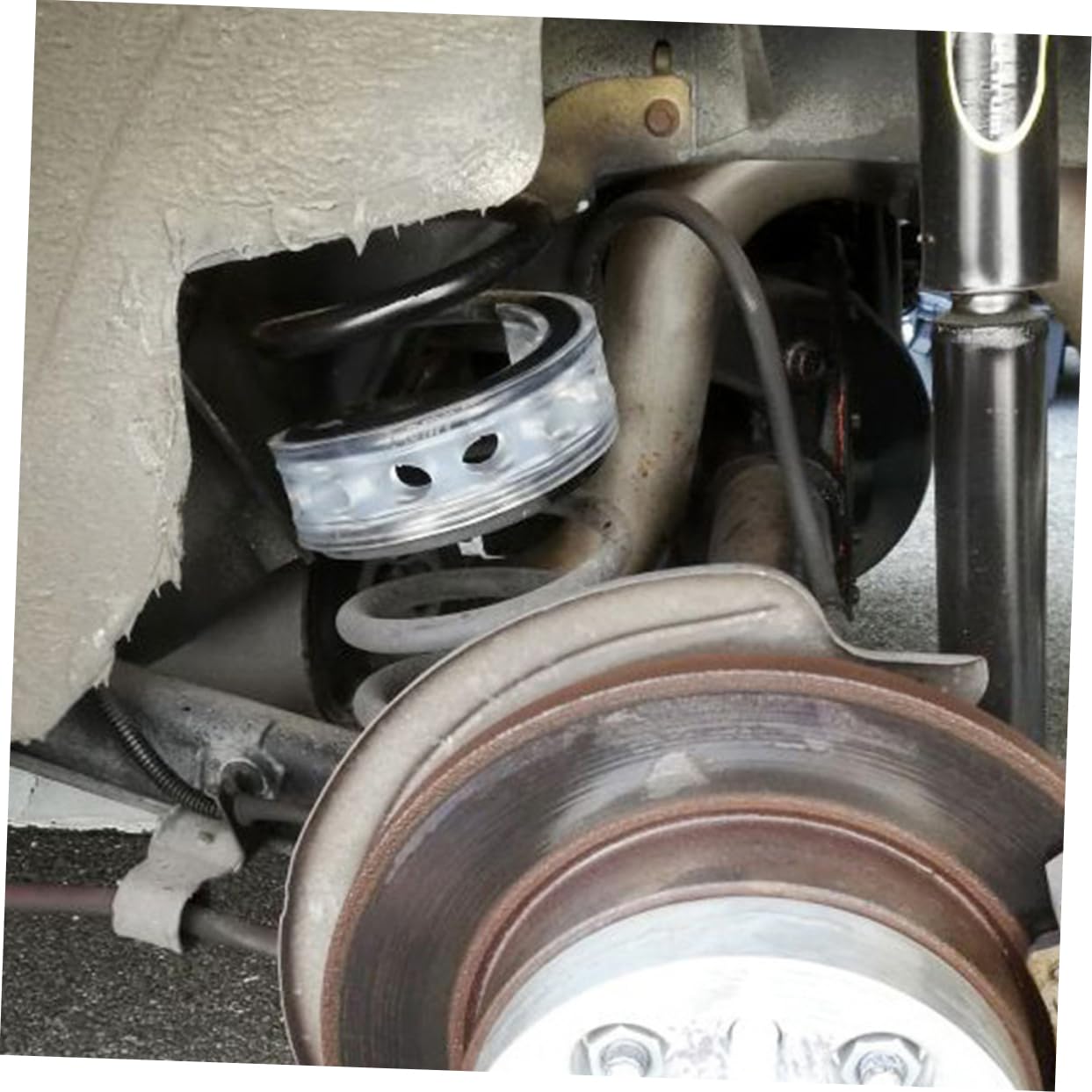Gommini Ammortizzatori Auto Trasparenti 4 Pezzi in Gomma | Antivibrazione per Sospensioni, Supporto Elastico, Stabilità di Guida e Comfort di Marcia