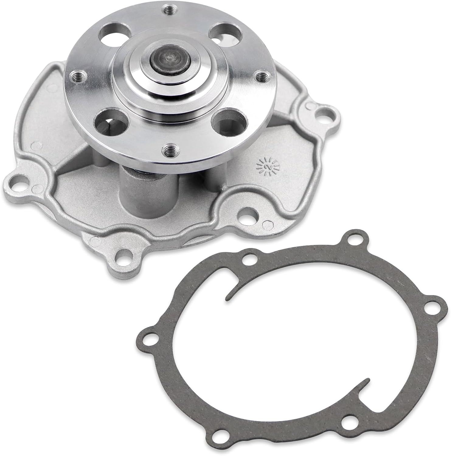 Engine Water Pump Kit With Gasket, Compatible with Chevy, Cadillac, GMC, Pontiac, SAAB, Saturn, Suzuki - Acadia Traverse Impala Equinox Malibu Aura Camaro XTS STS SRX CTS Torrent Terrain, and More