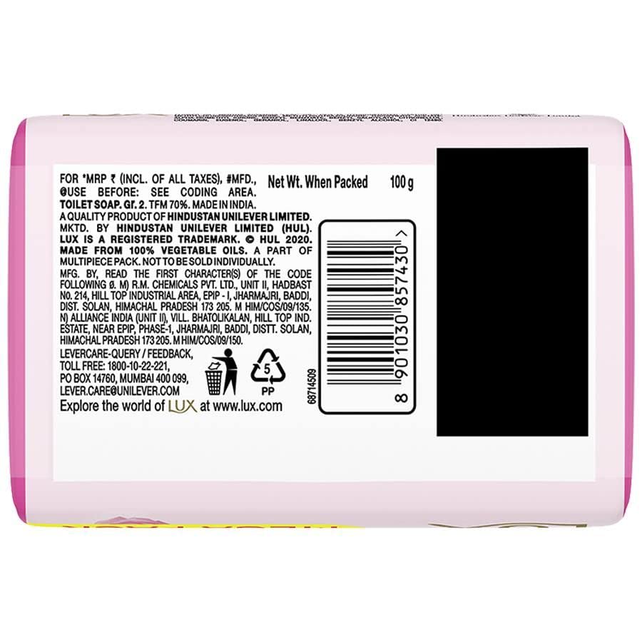 Image of Lux Softglow Rose & Vitamine E Soap, 400g (Pack of 4)