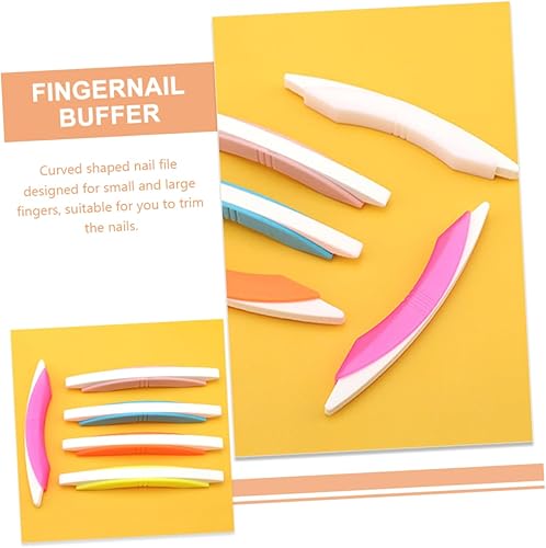 Miniatura 8 de EXCEART 5 Uds. Herramientas de manicura, esponjas naturales, pulidores de uñas, herramientas de arte de uñas, esponja natural, esponja de uñas, kit