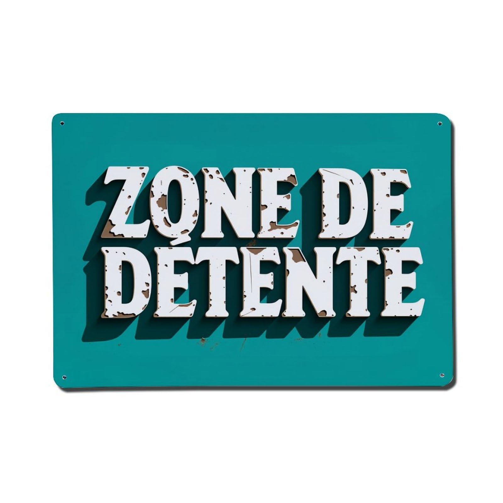 Relaxation Zone Tin Sign Vintage Metal Poster, Home Bar Garage Man Cave Cafe Indoor & Outdoor Wall Decoration 8x12Inches