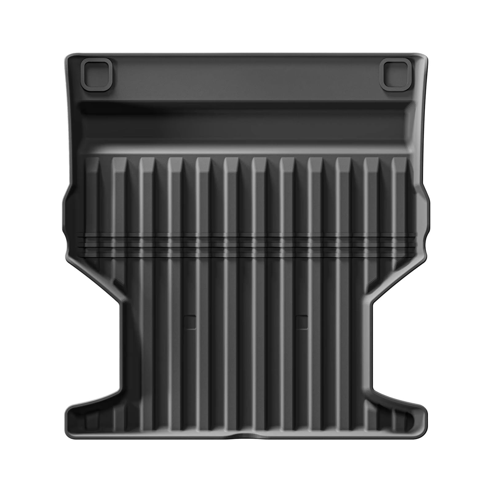 For Hummer EV SUV 2022-2024 2025 Car Floor Mats Trunk Backrest Pad All Weather Liner TPE Foot Mat Black(Front Trunk 1P)