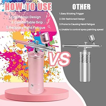 エアブラシ＆コンプレッサー　セット Amazon.co.jp: LAMELLIS エアブラシキット エアコンプレッサー