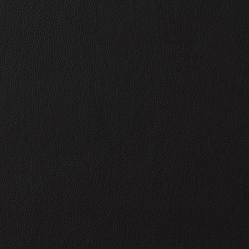 Miniatura 10 de 24KF Moderna mesa de centro redonda de piel sintética con base de metal negro, mesa de té decorativa para sala de estar, juego de 2, color marrón