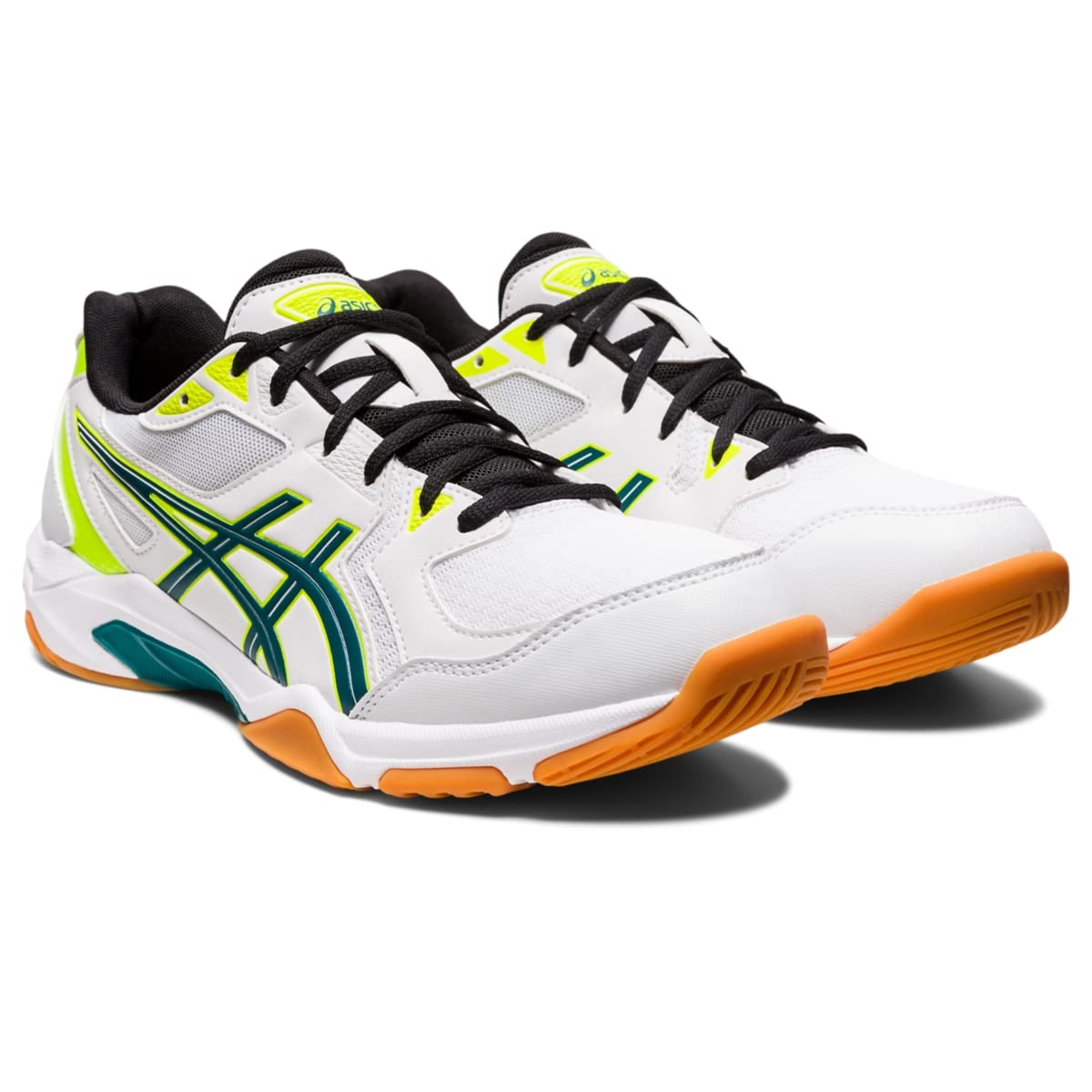 ASICS Men's Gel-Rocket 10 Volleyball Shoes, 13, White/Velvet Pine