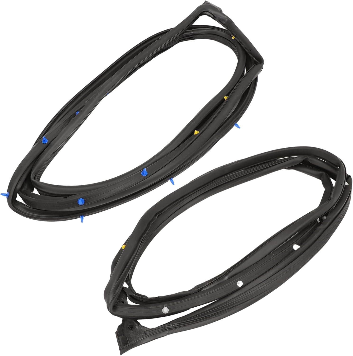 Front Door Weatherstrip Moulding Seal Rubber for Accord 2008 2009 2010 2011 2012 Left Right Side Door Weatherstrip Opening Seal Stripping Replaces#?72310-TA5-A02 72350-TA5-A02