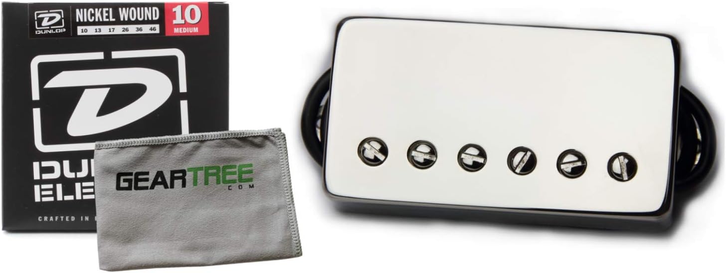 True Grit Humbucker Nickel 50mm Bridge Pickup Bundle