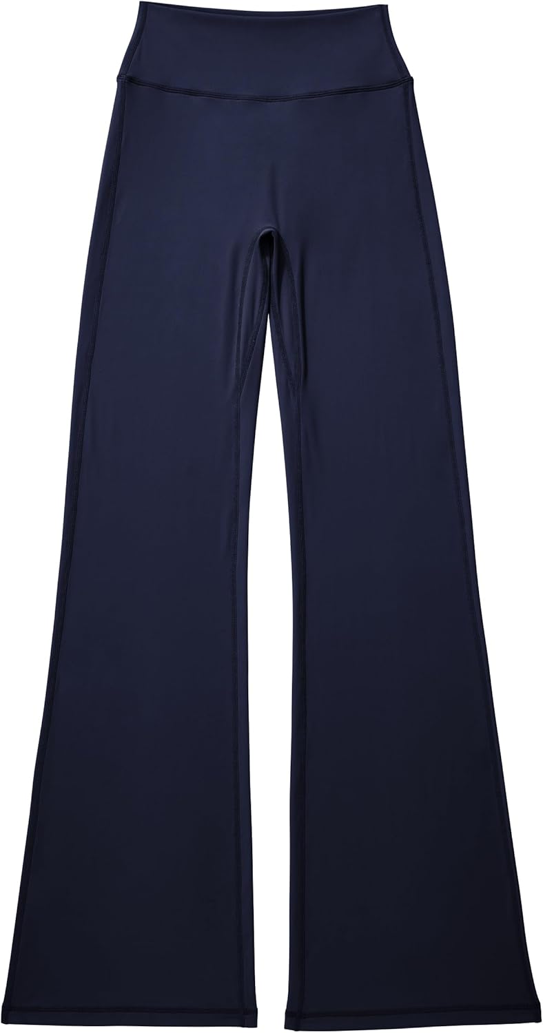 OMKAGI 2 Piece Workout Sets for Women Padded Tank Tops Flare Leggings Pilates Outfits - Image 4