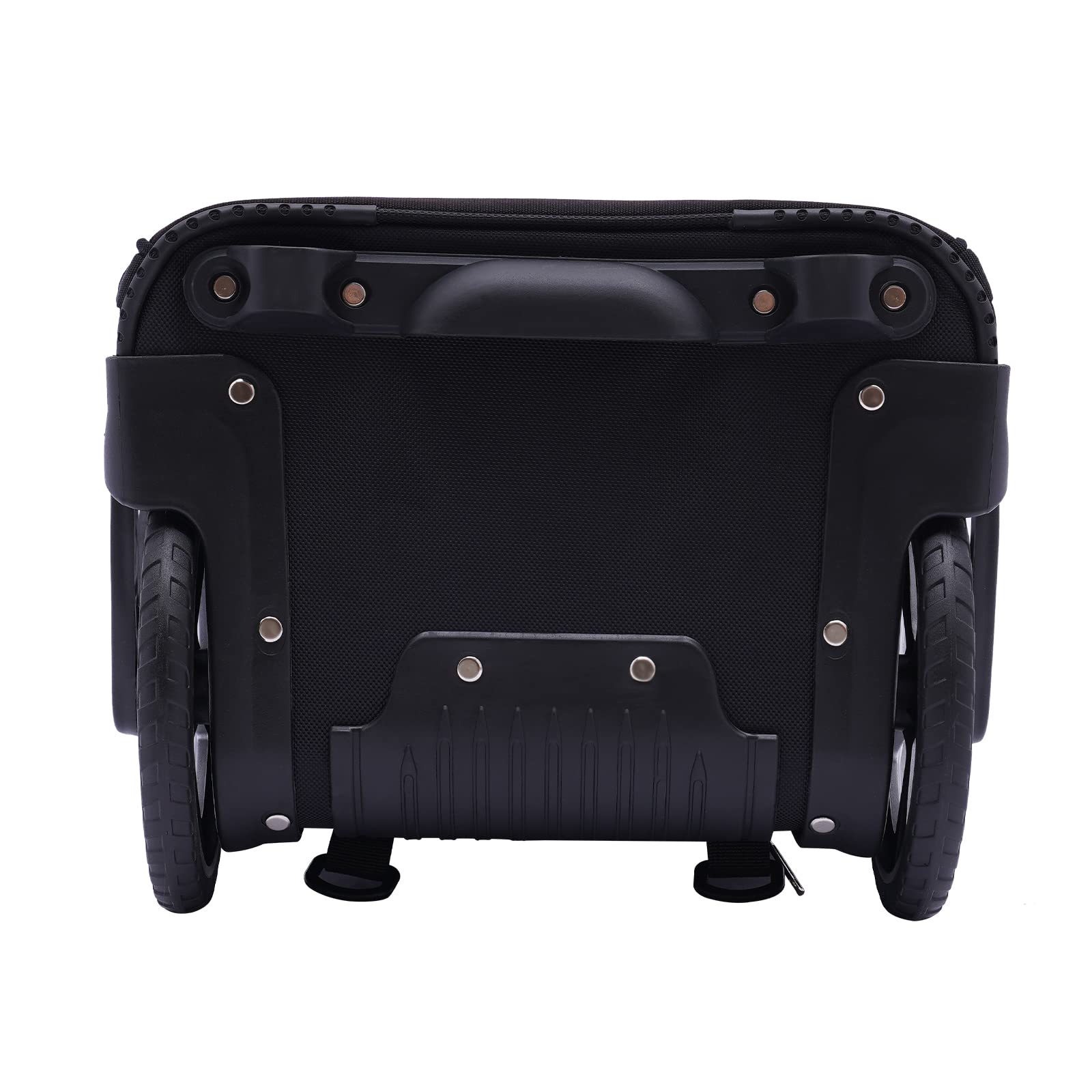 Trolley zaino da 45 l, zaino con ruote, impermeabile, portatile da 15 pollici, bagaglio a mano 3 in 1, ruota silenziosa, trolley in alluminio regolabile in altezza, per scuola, business