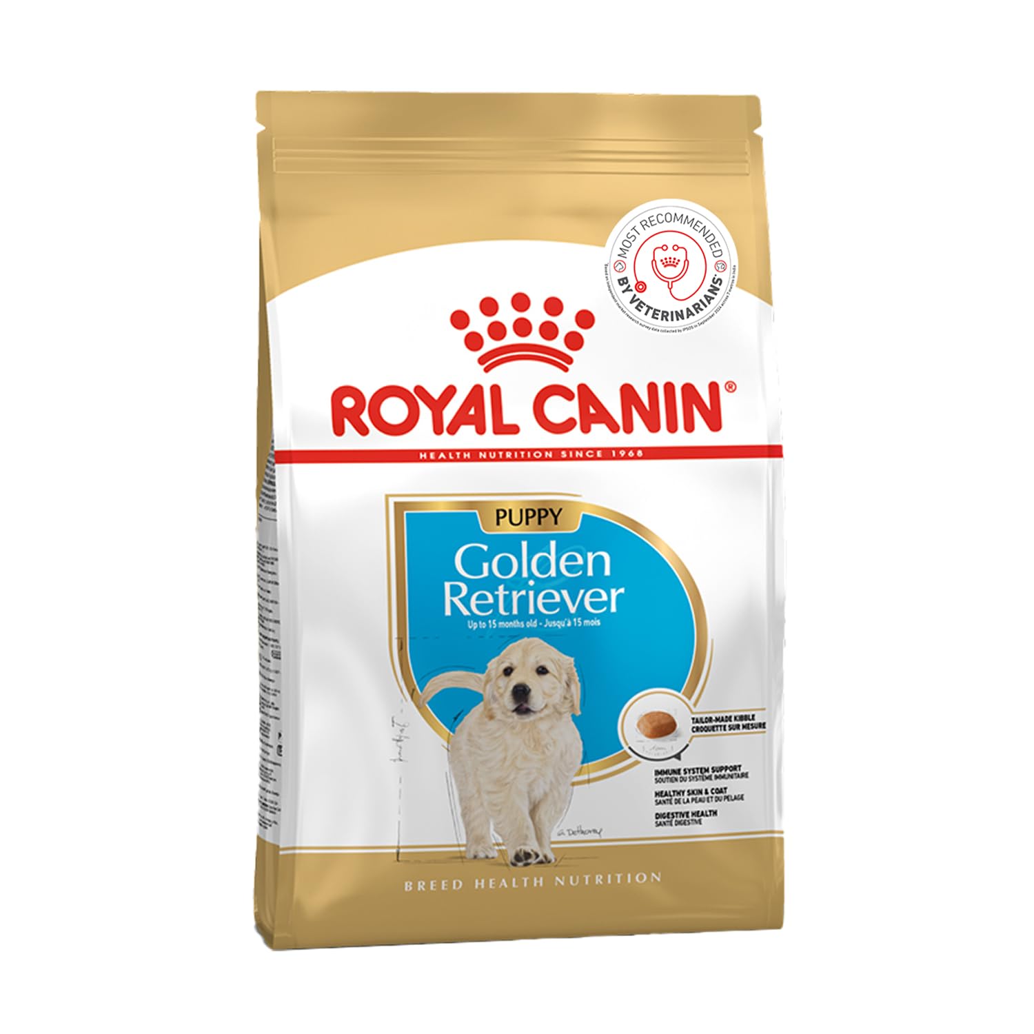 Royal Canin Golden Retriver Junior Pellet Dog Food, Meat Flavor, 3 Kg,Pack of 1-image-1