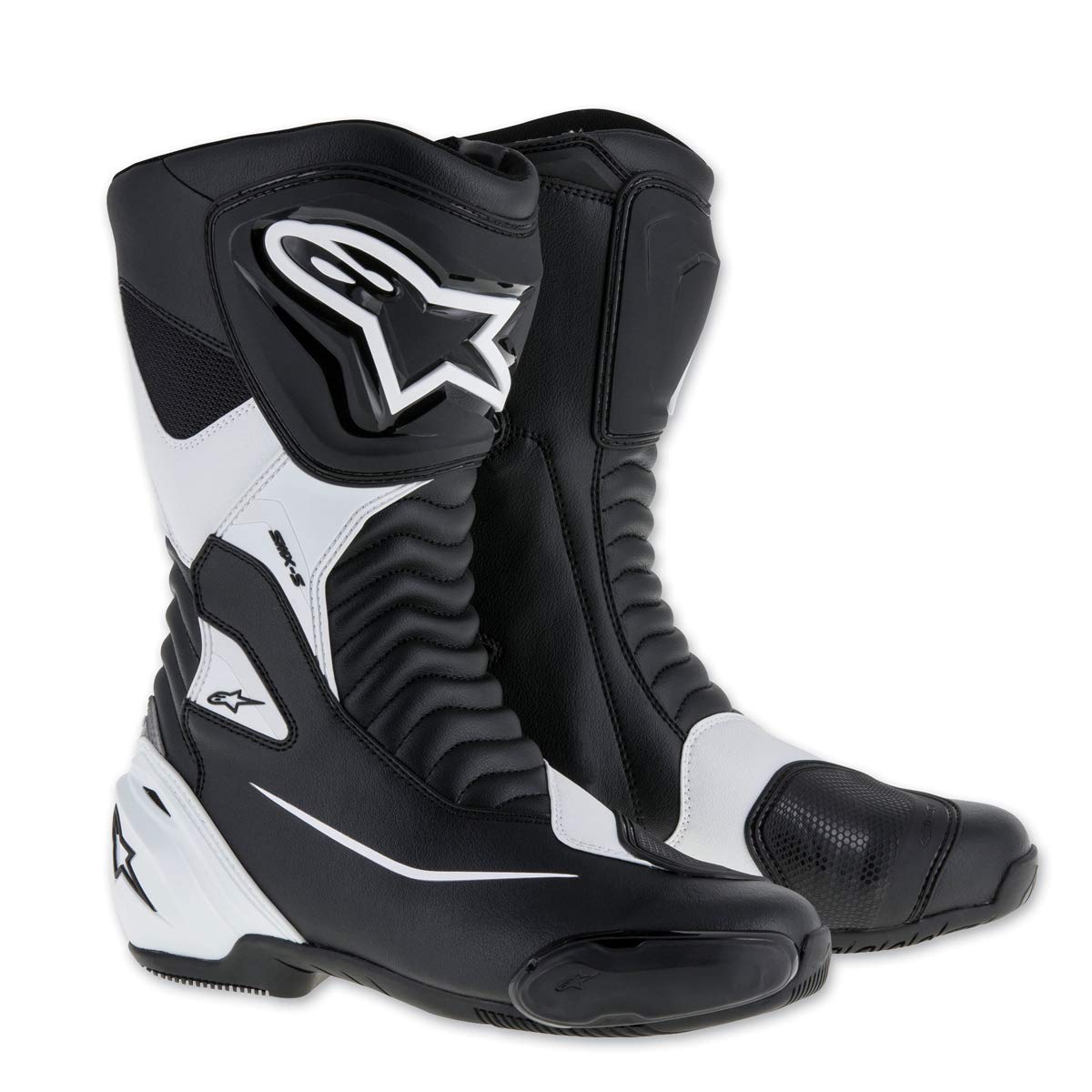 Alpinestars Men's Boots (Black/White, Size 42), 1 Pack