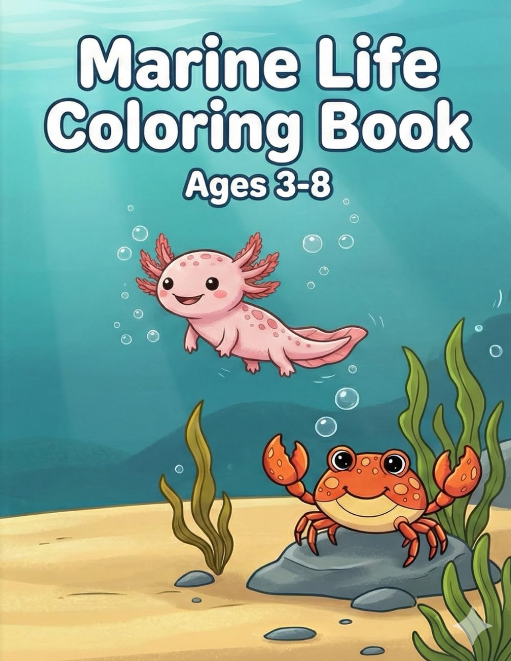 Marine Life: Coloring Book
