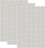 Vista 8 de 162 calcomanías autoadhesivas de PVC para agujeros de tornillo, 3 hojas de plástico, cubierta texturizada a prueba de polvo e impermeable, 0.827 in