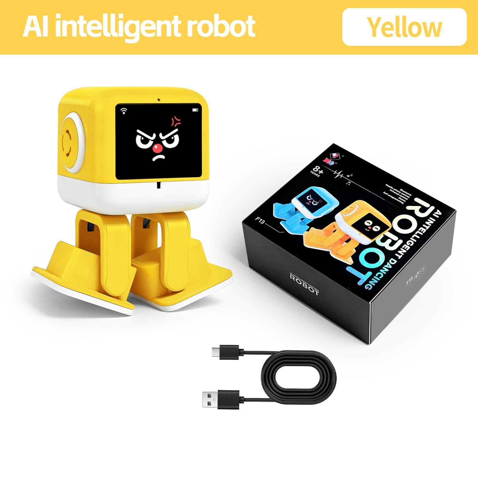Robot per Bambini Compagno Cantante con Controllo Vocale AI Emotiva | Robot Giocattolo Emozionale Per Disegno, Apprendimento, Educazione Precoce, a Casa e Vita da Scrivania