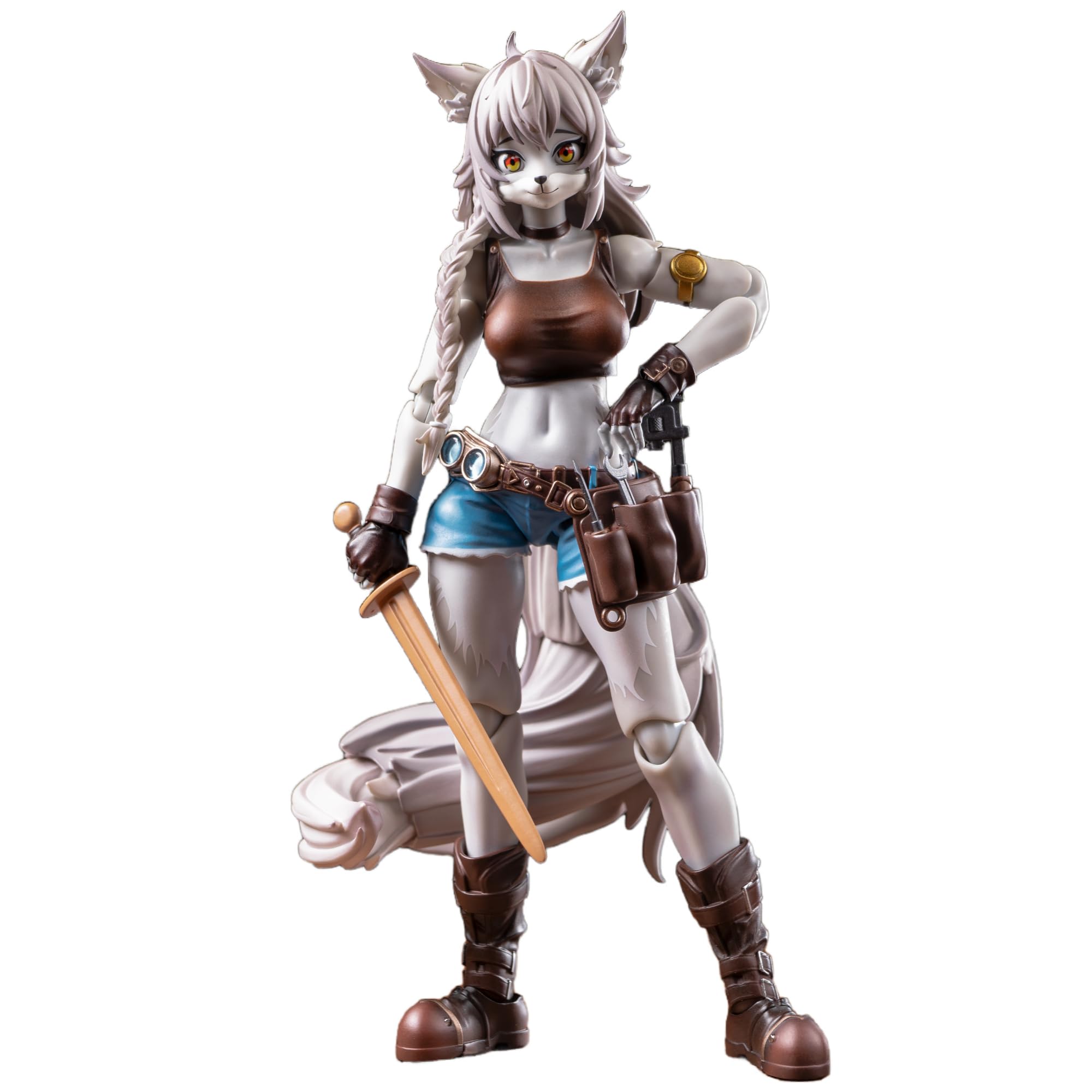TOYVERSE LADOTOYS 1/12 Action-Figur, magische Kontinente Abenteurer-Trupf, Teil 1, Repair Liya Alopex, bewegliche Gelenke, Charaktermodell, ab 15 Jahren
