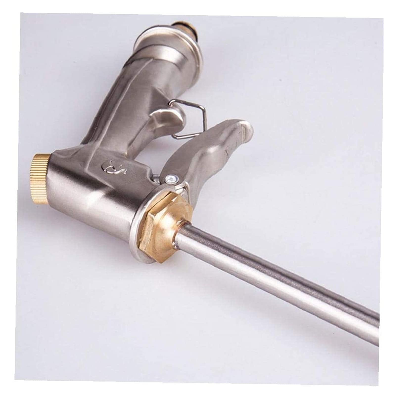 XYXXBB Garden Hose Nozzle Multi Function Long Metal Spray Gun Multi Function Spray Gun Portable 360 Degree Rotaing High Pressure Sprayer