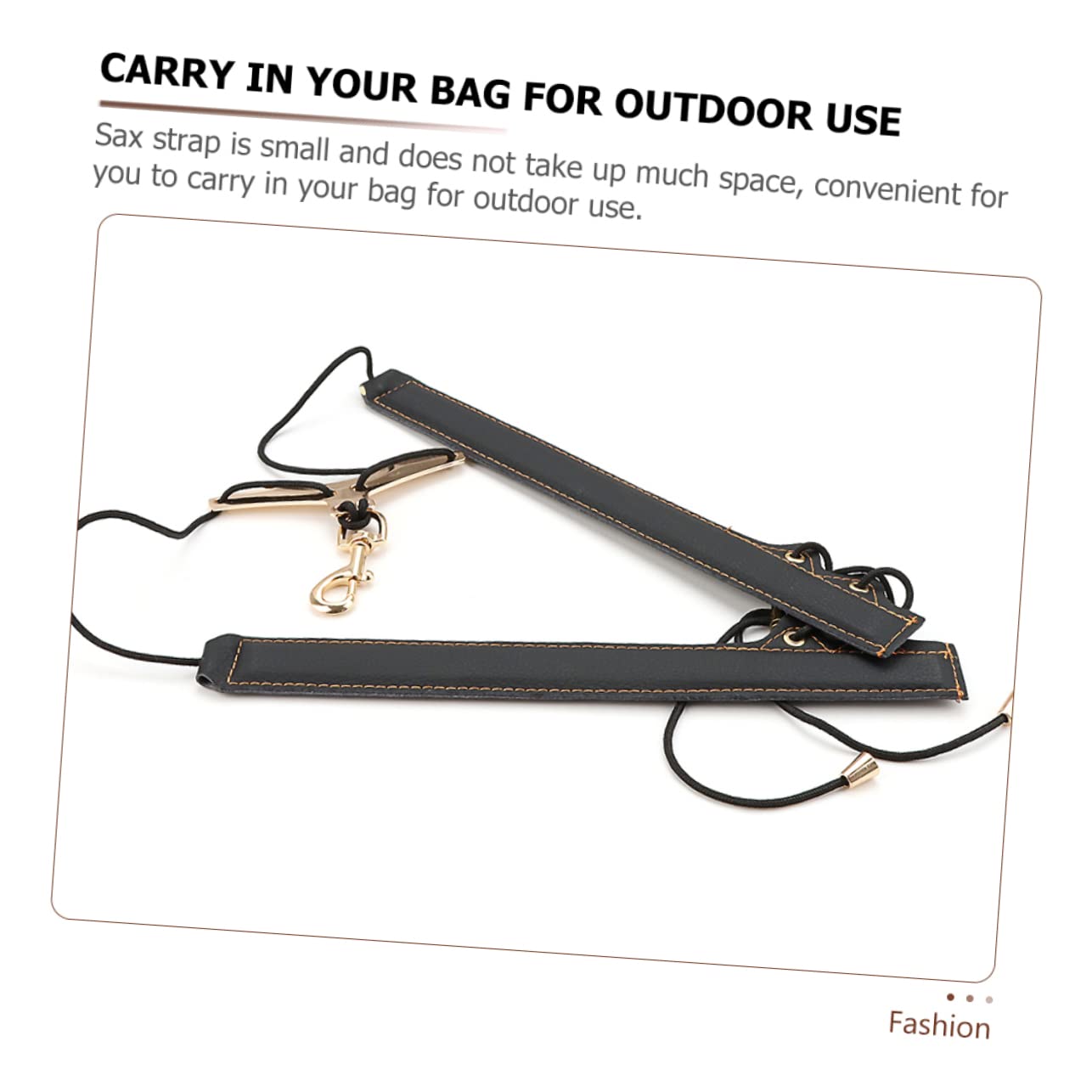 VANZACK Alto Tenor Saxophone Strap Adjustable Shoulder Belt for Comfortable Performance Durable Design for Musicians Seeking Relief From Hand Pressure