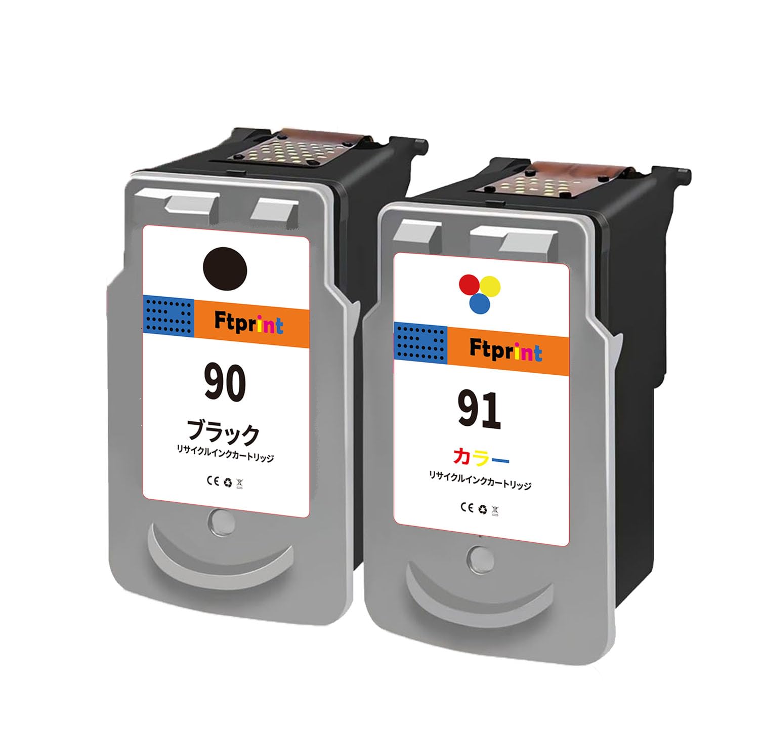Amazon.co.jp: [Ftprint] BC-90 + BC-91 Remanufactured Ink for Canon