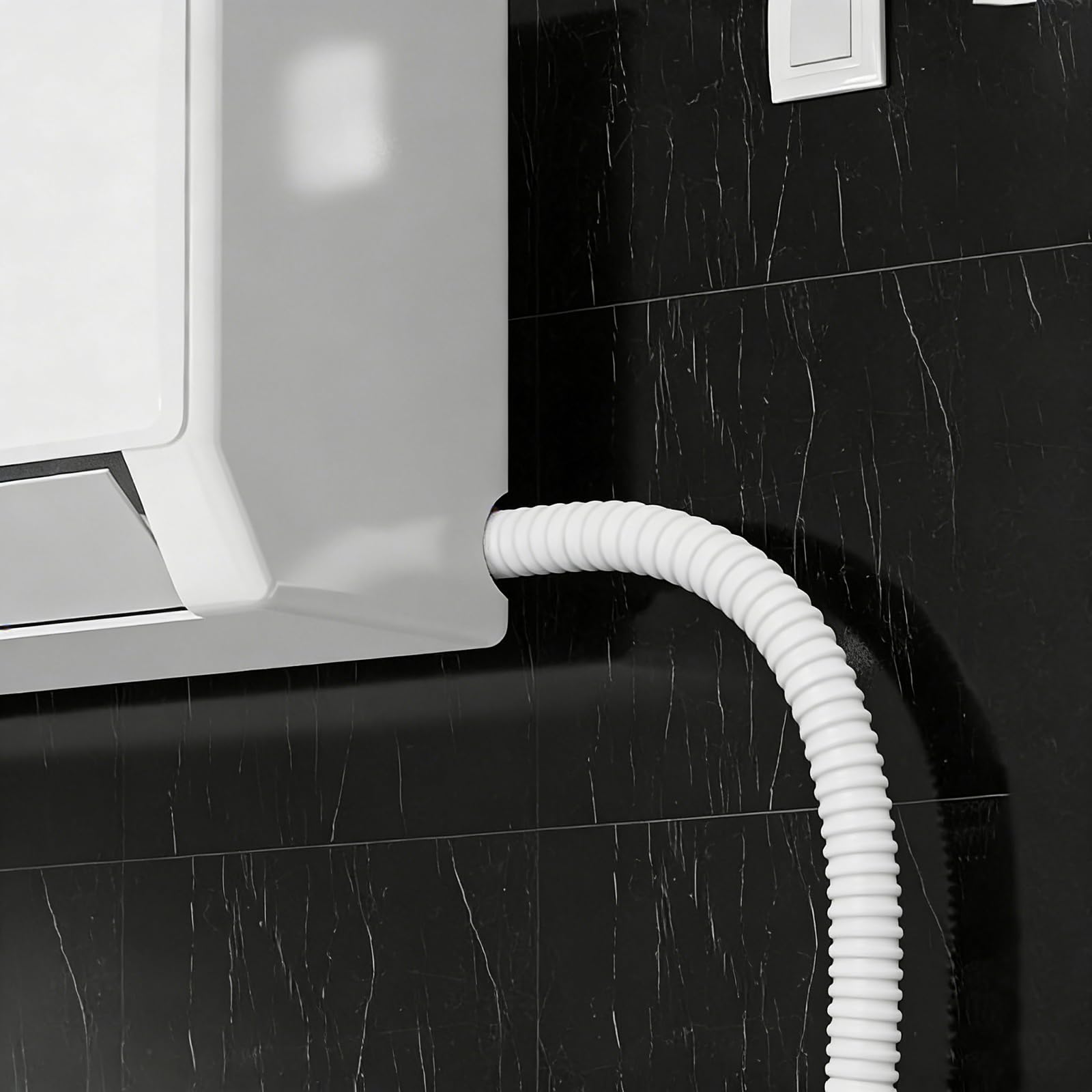 5M Kondensatschlauch Klimaanlage Ø16MM Kondenswasserschlauch PVC | Kondensatschlauch Klimaanlage UV-Beständig, Flexibler Schlauch für Klimaanlagen, Split-Klimageräte, Zuschneidbar