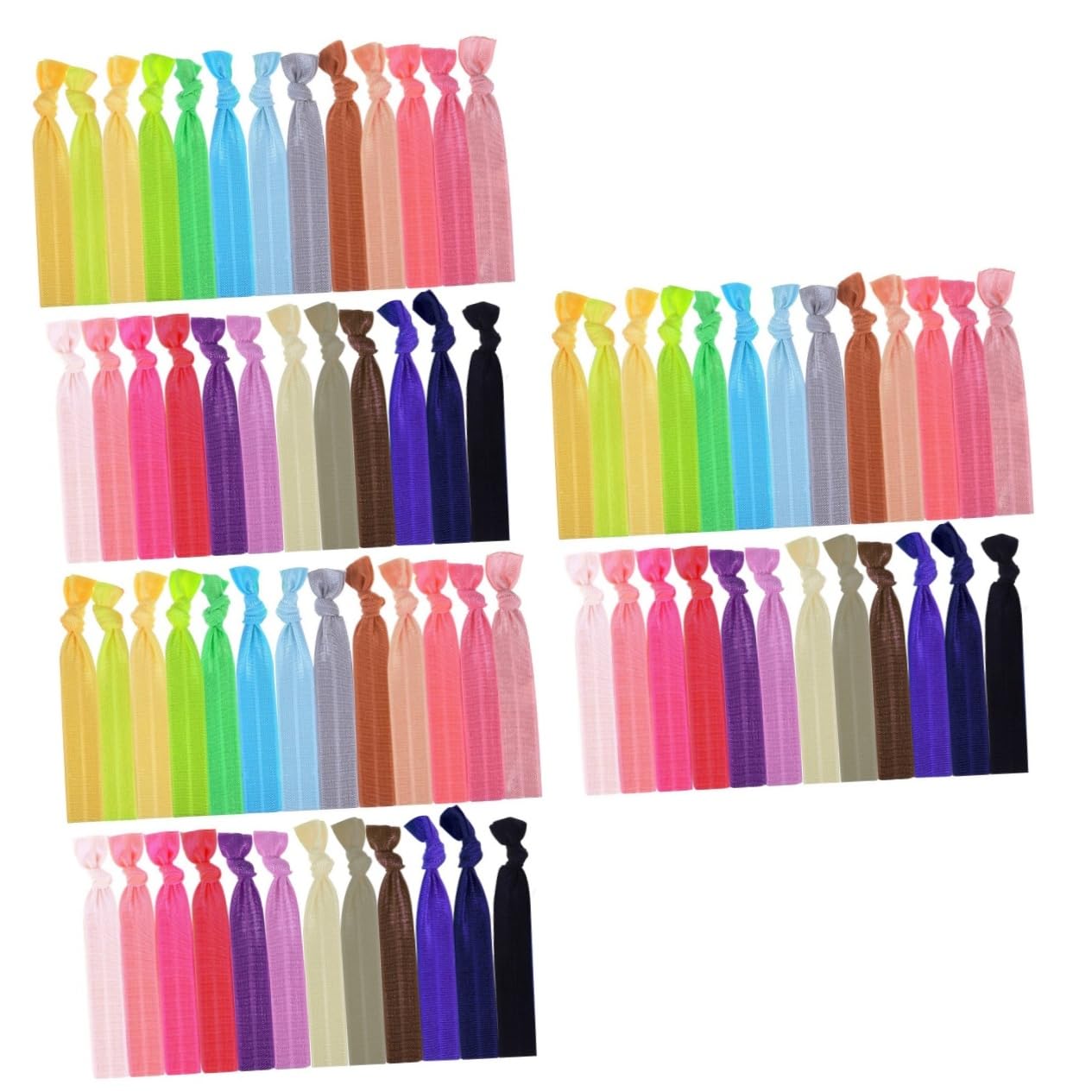 DOITOOL 300piezas Gomas De Pelo Elásticas Para Mujeres y Niñas Coleteros De Para Coletas y Accesorios De Moda Aleatorios