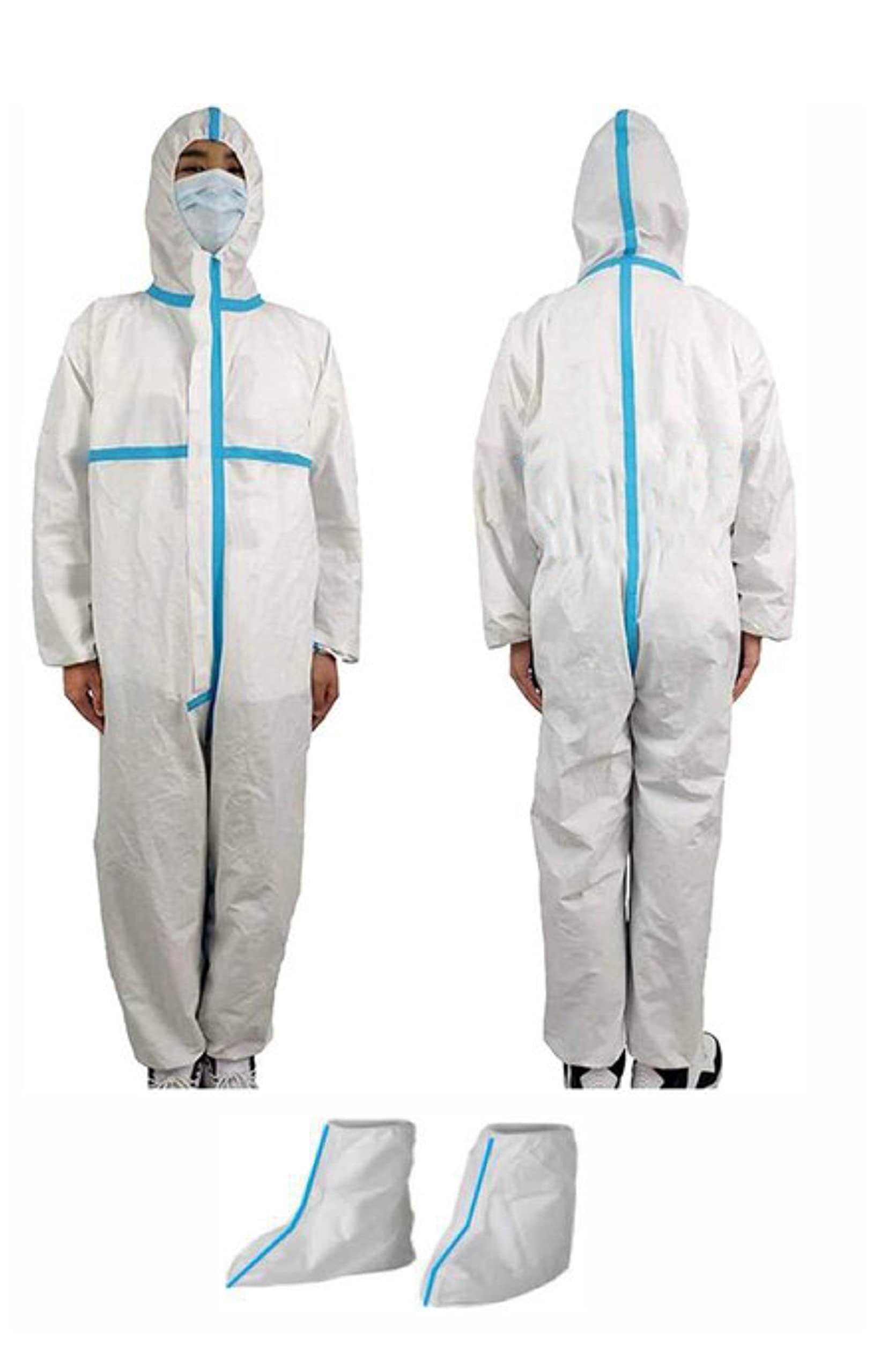 Buy ABLE PPE Safety Kit Laminated Seam Taped Full Body Coverall Suit