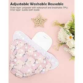 ALVABABY Baby Pocket Newborn for Less Than 12pounds Baby Snaps Cloth Diapers Nappy 6pcs with 12 Inserts 6SVB130