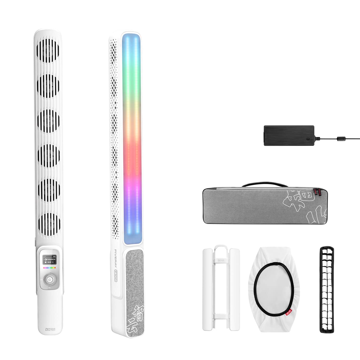 Amazon | [公式旗艦店] ZHIYUN FIVERAY 100W LEDビデオライト 