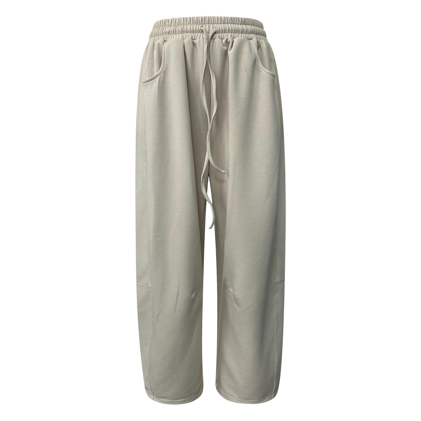 Pantalones de chándal para mujer, holgados, pantalones de deporte de pierna ancha, pantalones de chándal de moda, pantalones de chándal de cintura alta, cómodos, pantalones de entrenamiento