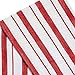 COTTON CRAFT Oversized Kitchen Towels - 4 Pack 100% Cotton Basketweave Tea Dish Towels - Absorbent Reusable Low Lint Quick Dry - Cooking Drying Restaurant Bar Cleaning Cloth Napkin -20x30 Red Stripe