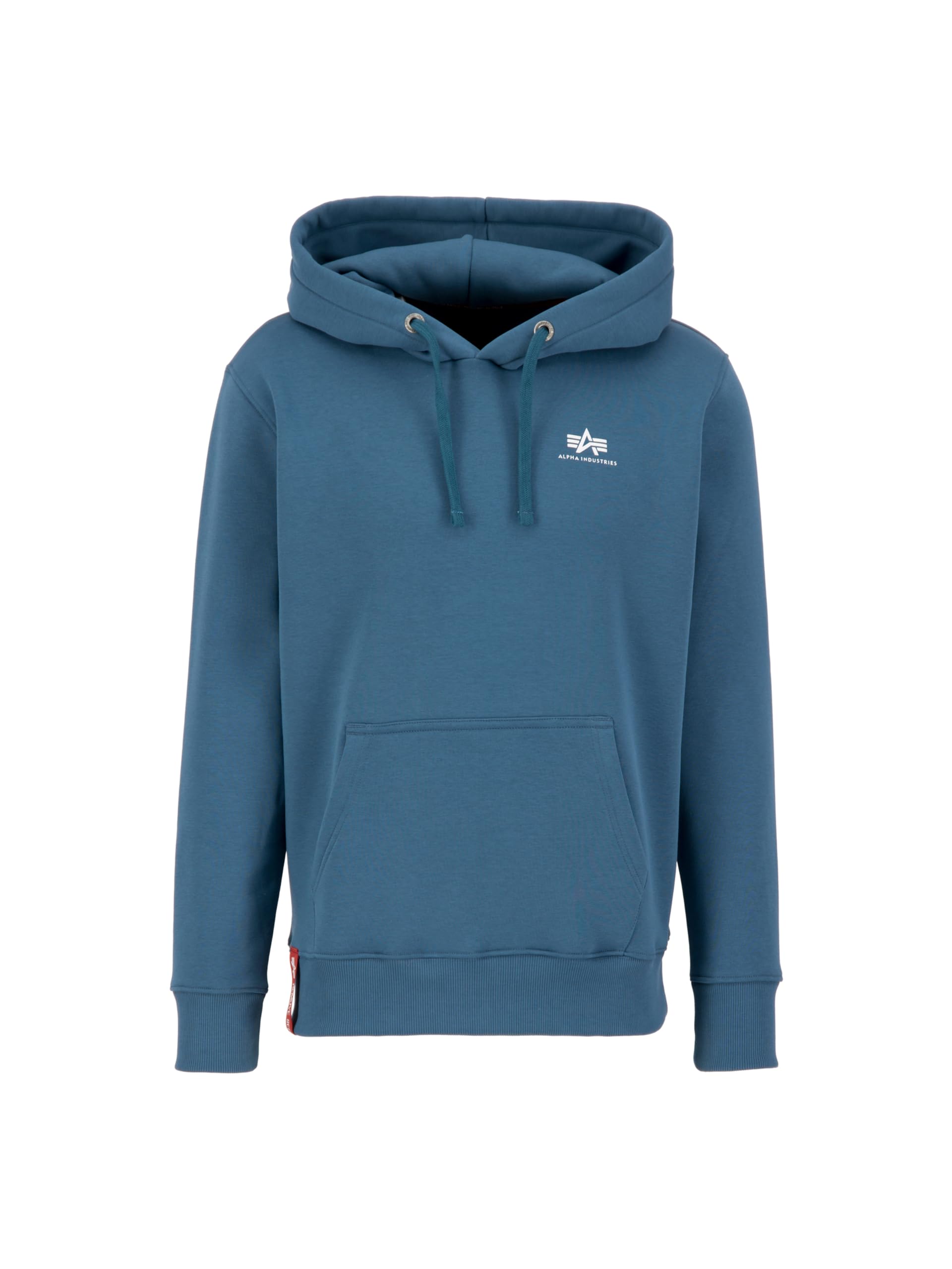 Alpha Industries Basic Hoody Small Logo Kapuzensweat für Herren Vintage Marine
