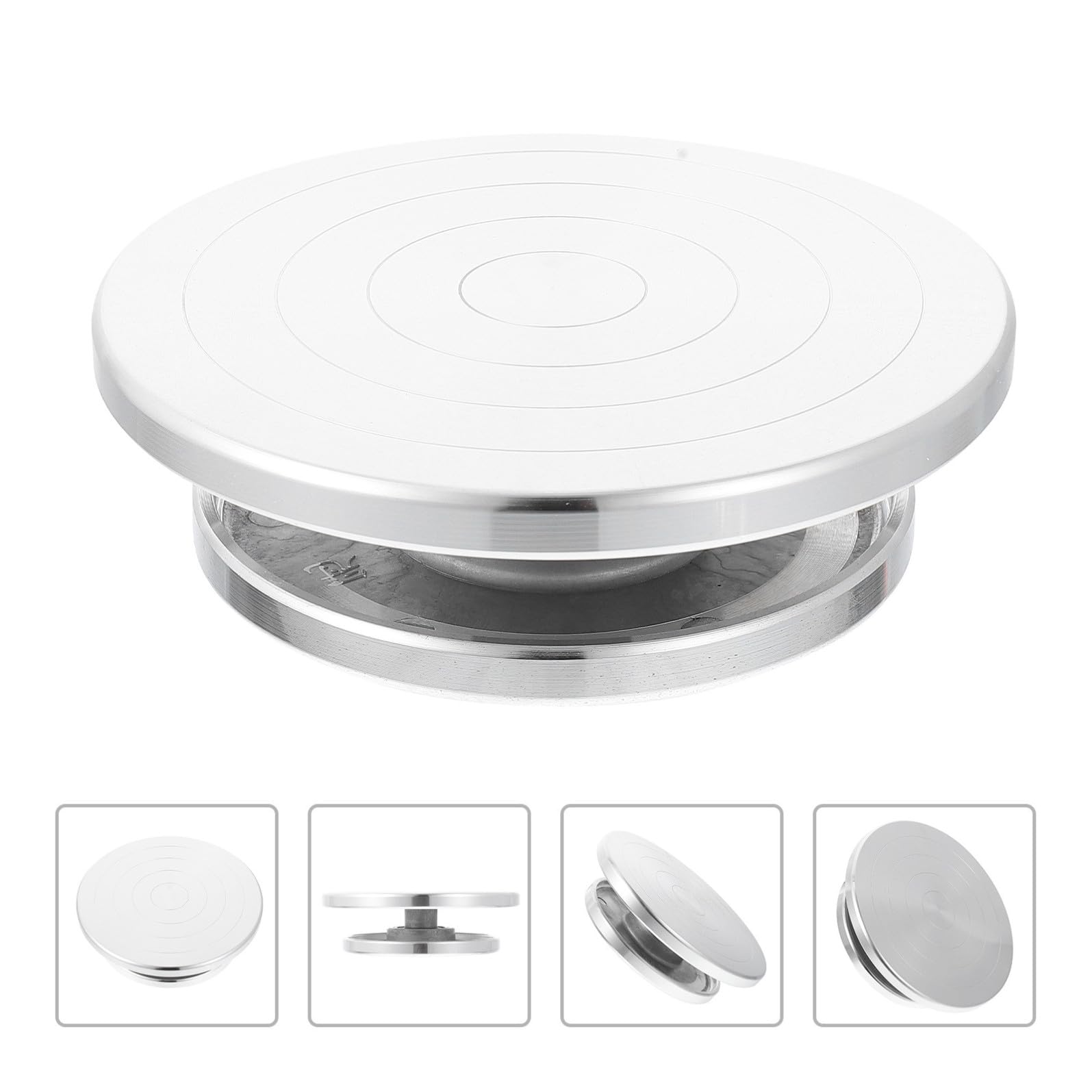 NUOBESTY Alluminio Tornio Piatto Professionale di per Lega, Ceramica | Strumenti per Scultura in Argilla, Utensili per Ceramica in Argilla, Semplice Uso Pratico