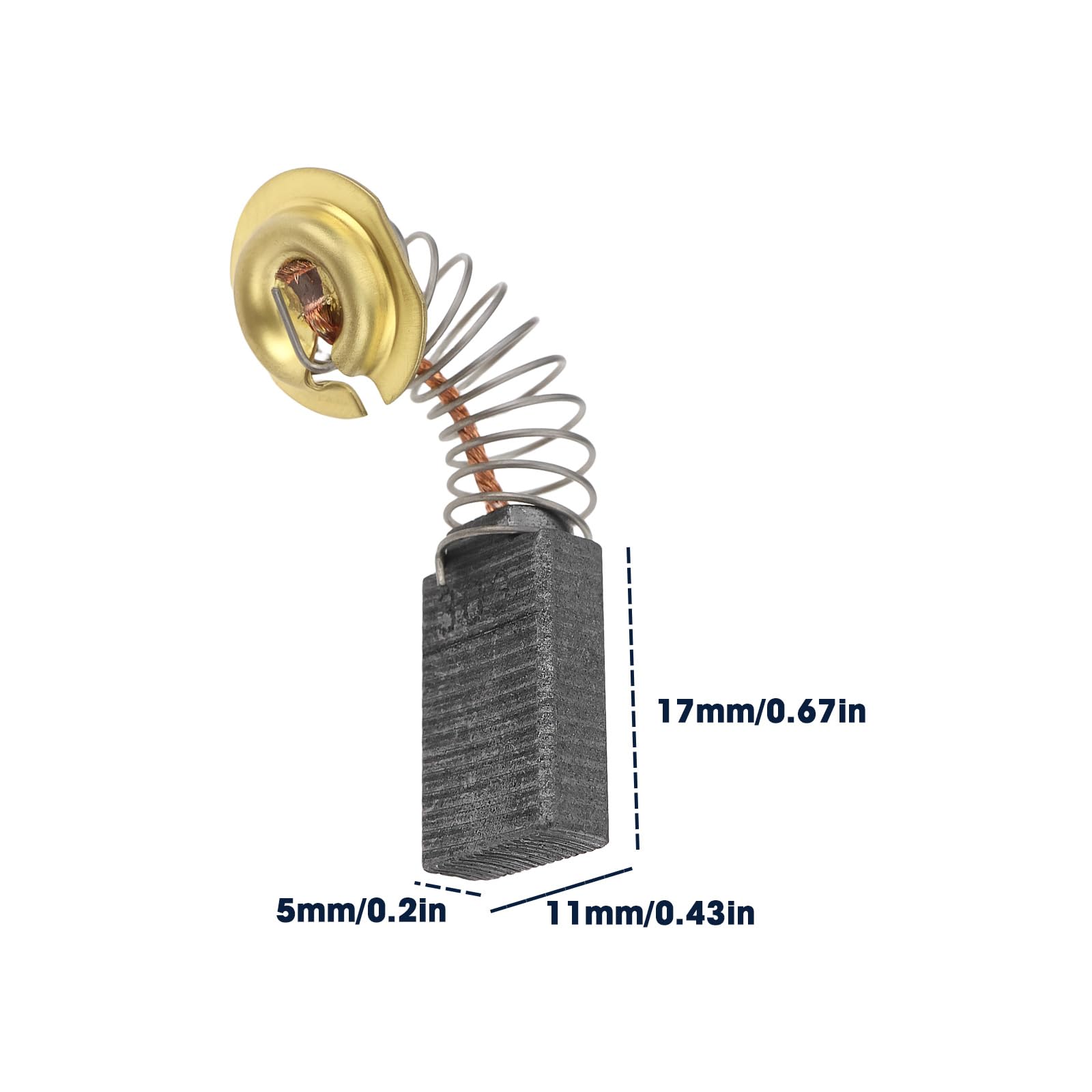 LT Easiyl 2 works Blower Carbon Brushes 5x11x17mm Compatible with Makita UB1103 - Image 4