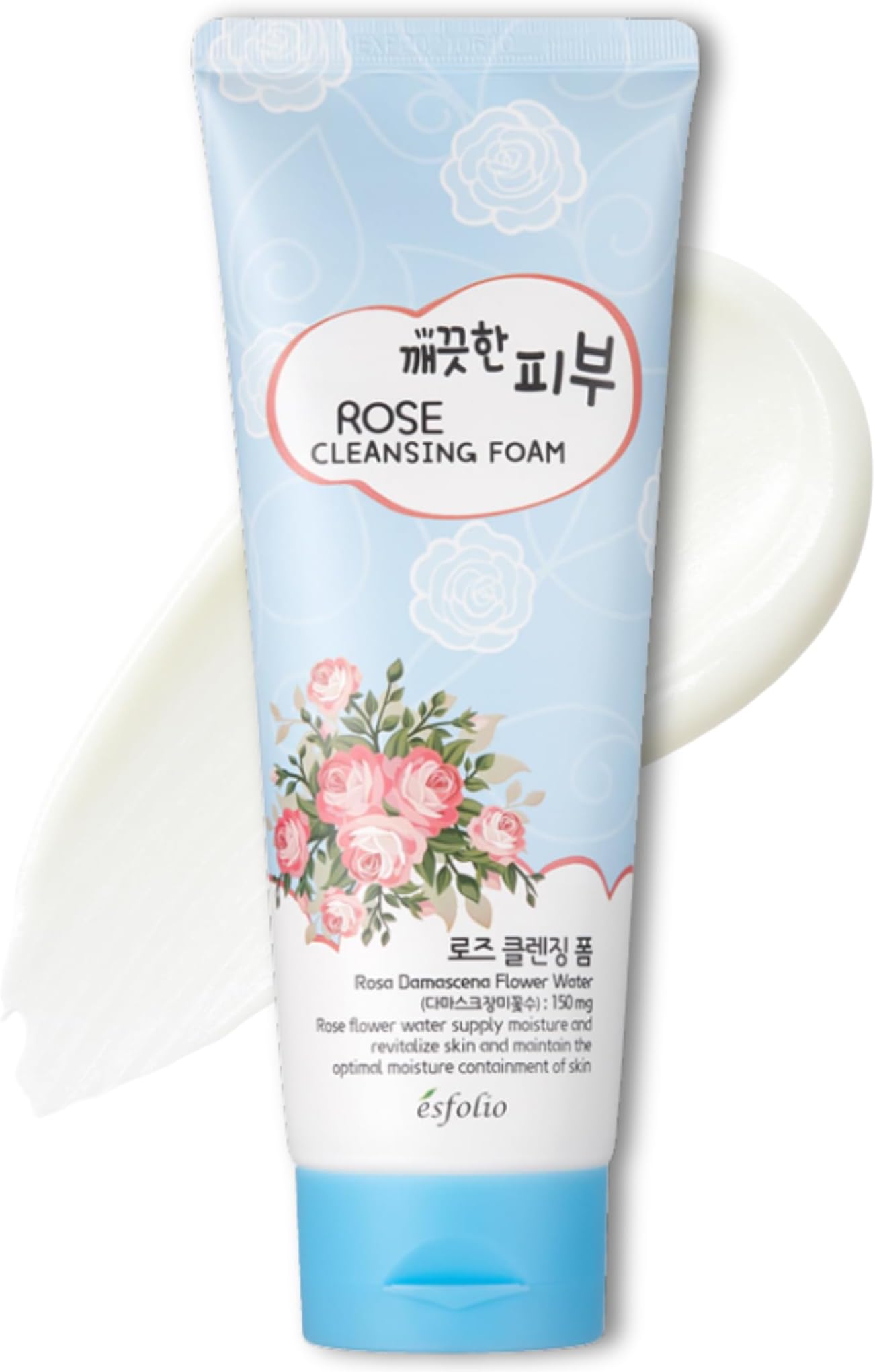 Esfolio Rose Cleansing Foam 5.29 ounces