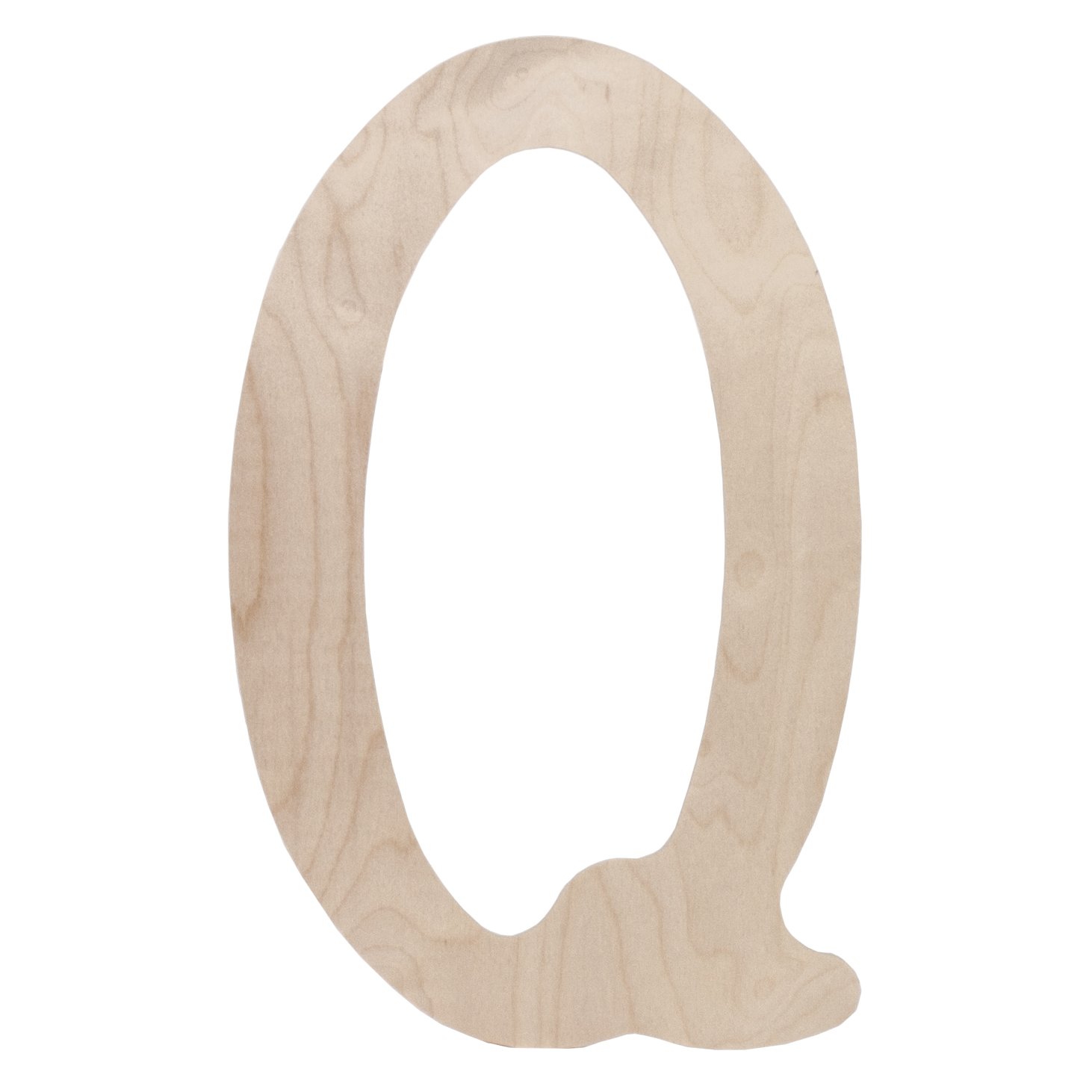 Walnut Hollow Wood Letters 18-inch, Q