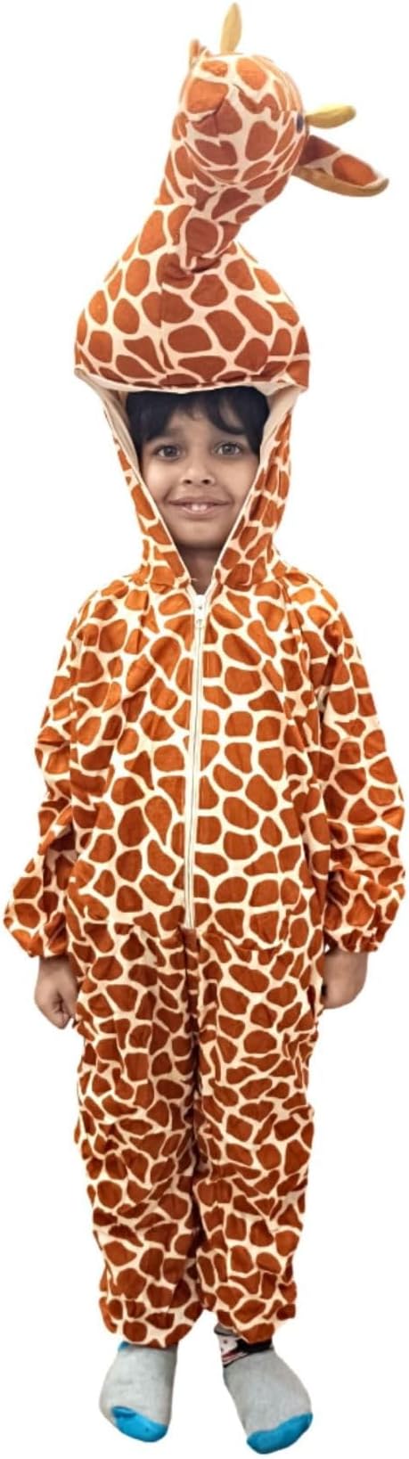 African Giraffe Animal Kids Fancy Dress Costume 5-6 years