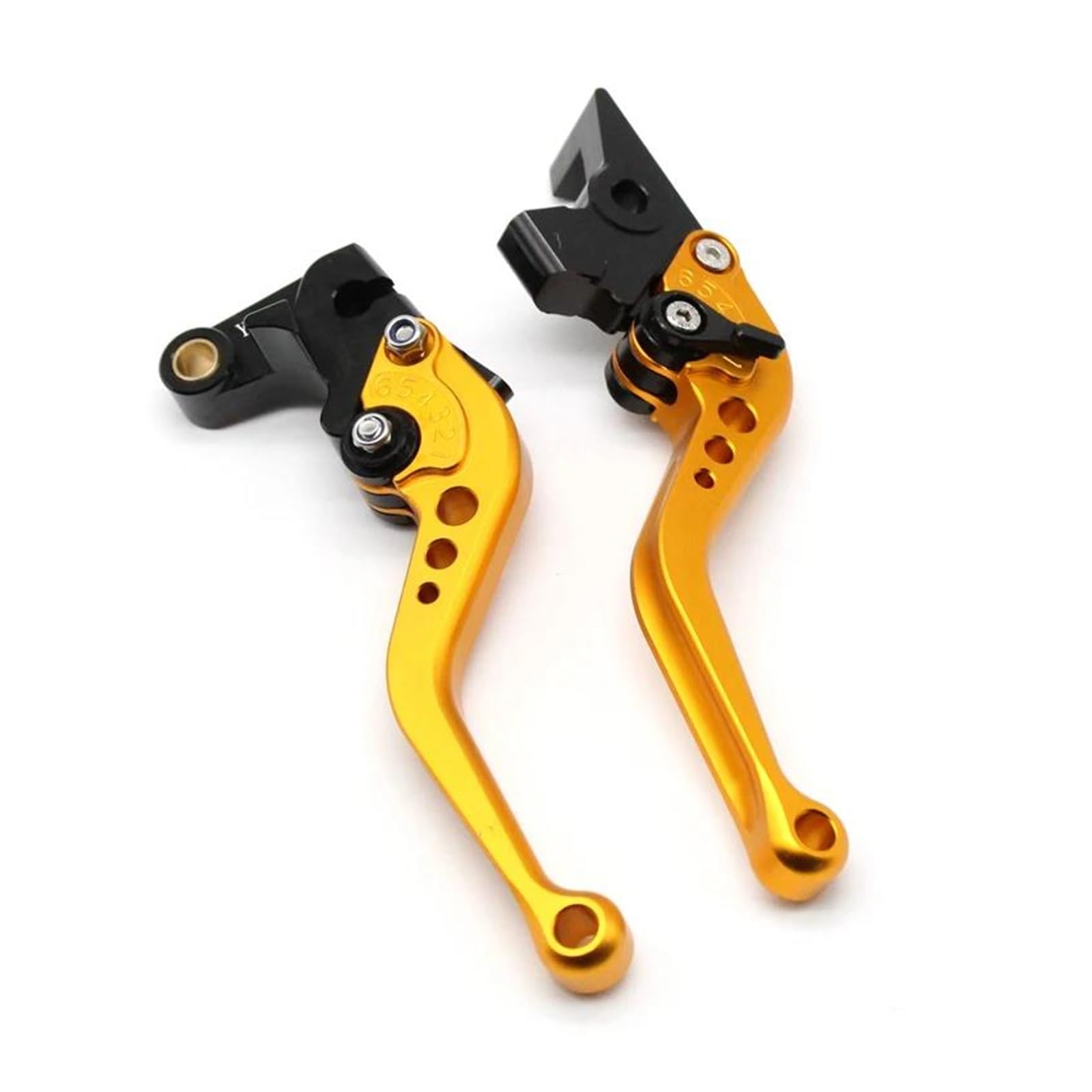 Rvevfbkbal Short Gold Motorcycle Brake Clutch Levers For Suzuki Gsxr150 Gsxr125 Gsxs150